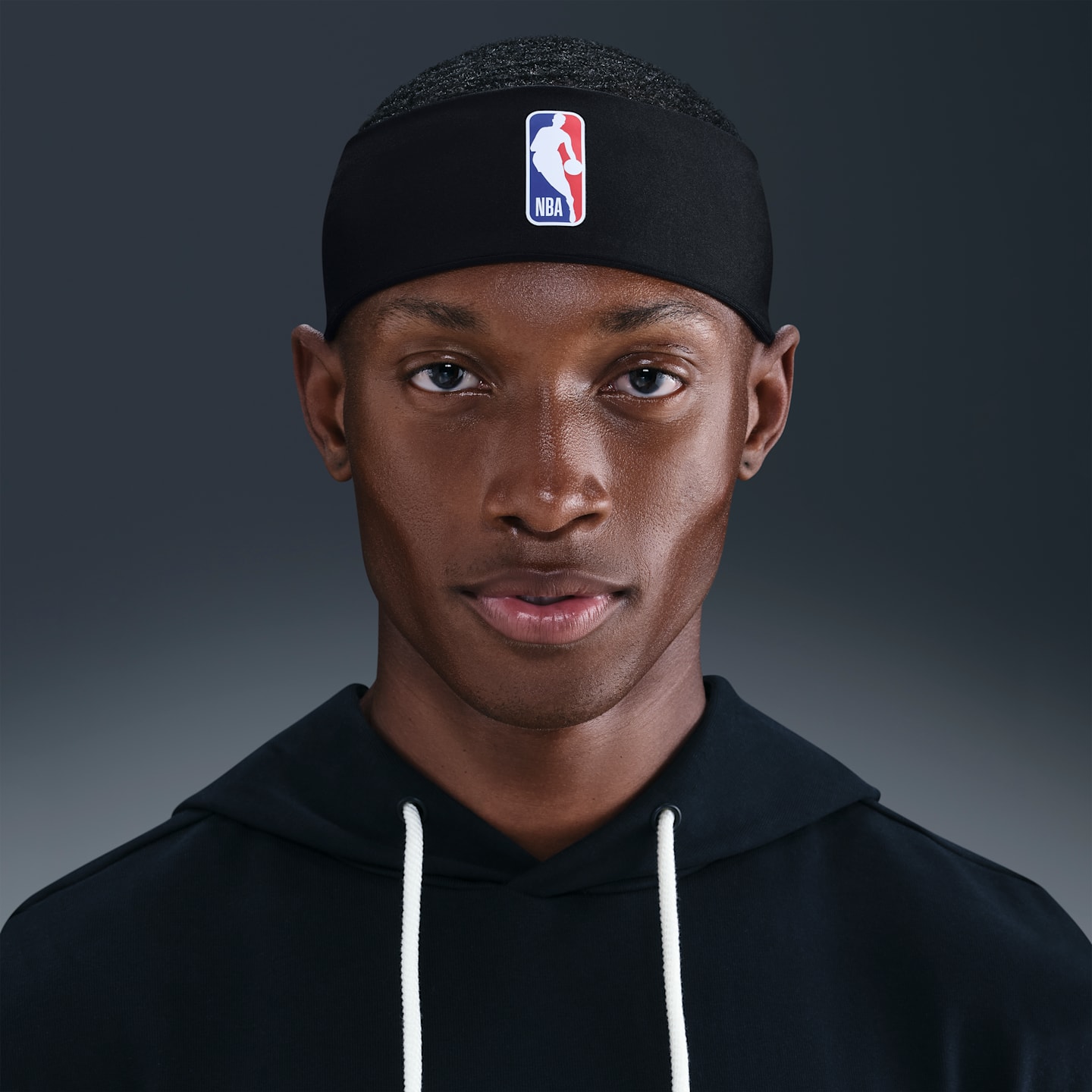 Повязка на голову Nike Fury Classic Dri-FIT NBA, цвет: Чёрный — фото 3