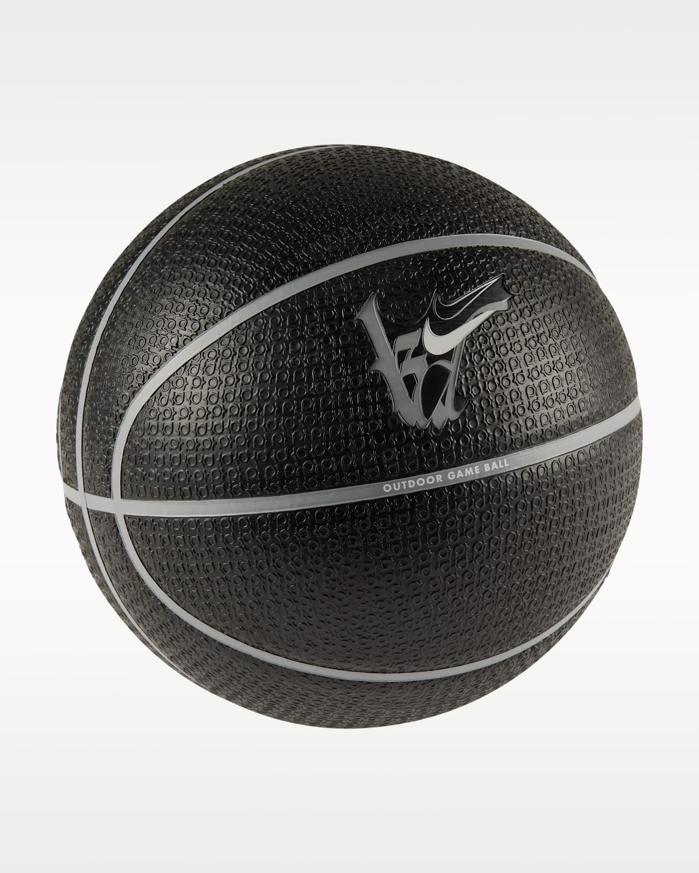 Мяч Nike Kevin Durant Playground Basketball (8 Panel) для детей, цвет: Чёрный / Волчий серый — фото 3