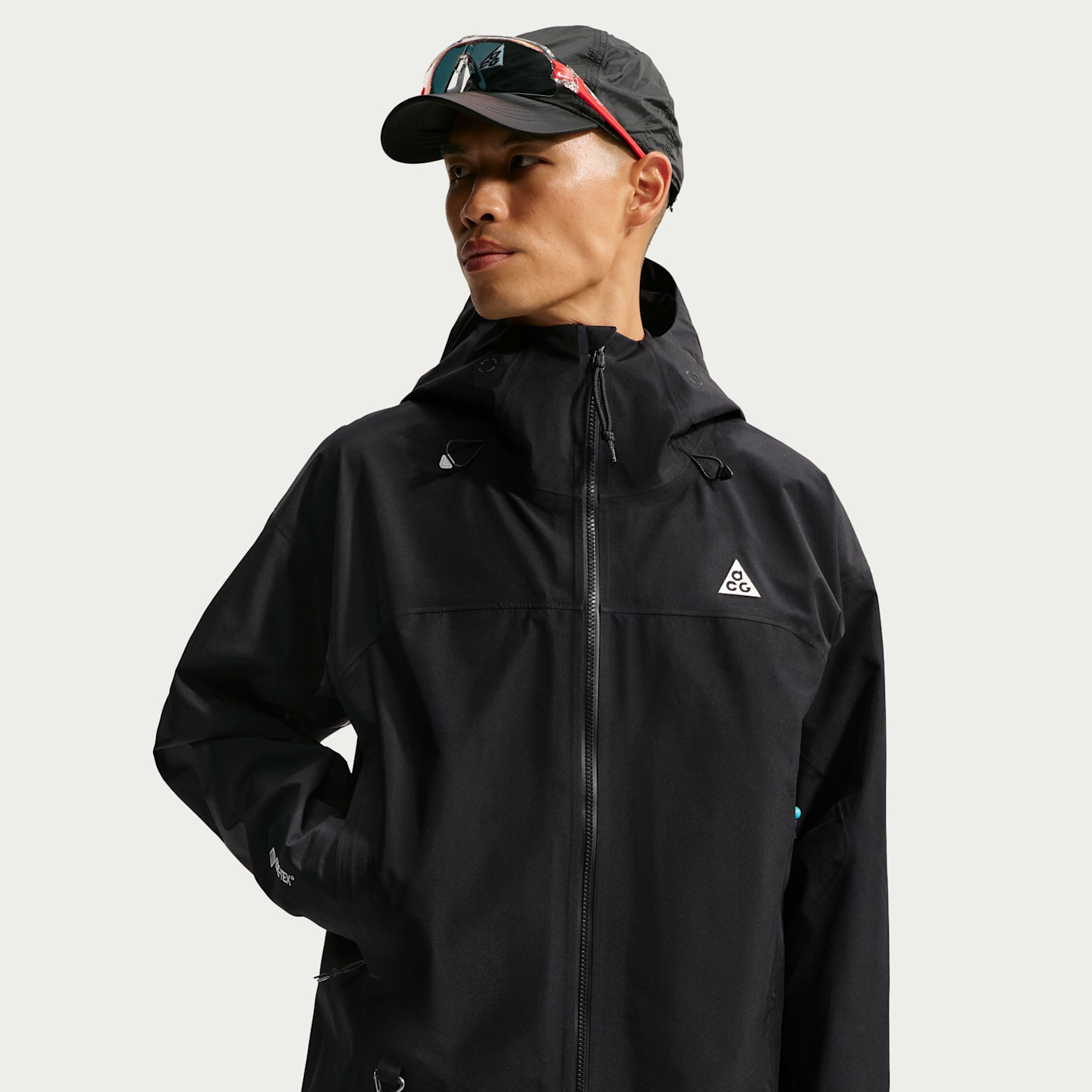 Мужская куртка Nike ACG Misery Ridge Storm-FIT Adv GORE-TEX 3L, цвет: Чёрный / Снежный белый