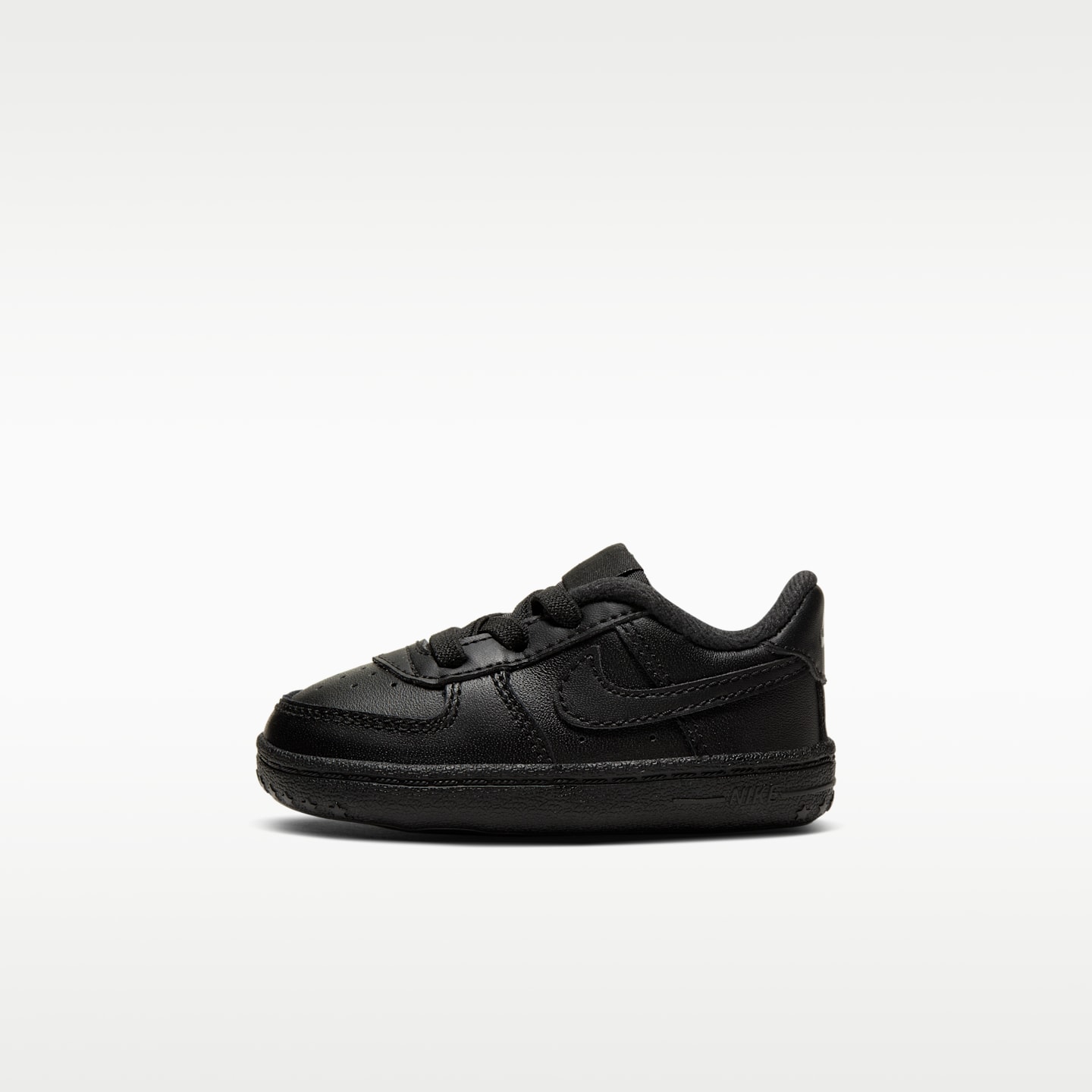 Детские пинетки Nike Force 1 Crib Baby Bootie, цвет: Чёрный — фото 1