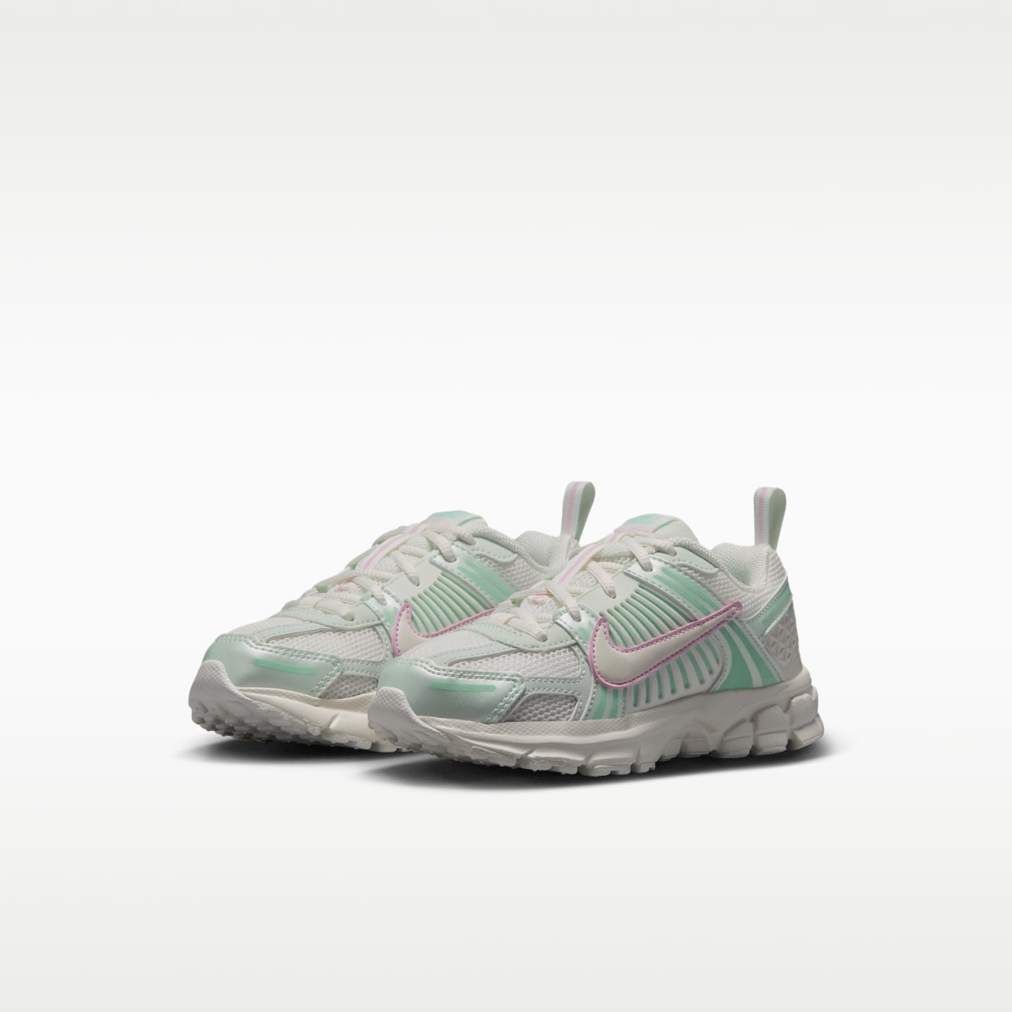 Детские кроссовки Nike Vomero 5 (Classic laces), цвет: Молочный / Розовый пенный — фото 5