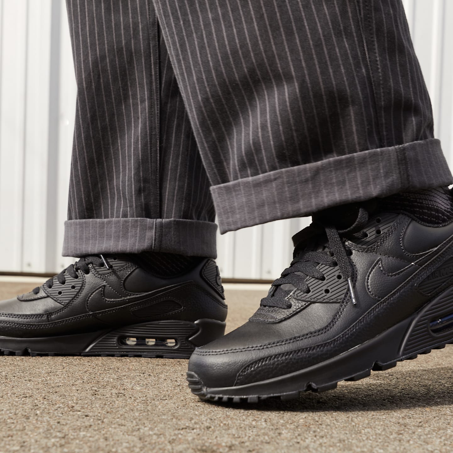Мужские кроссовки Nike Air Max 90 LTR, цвет: Чёрный — фото 2