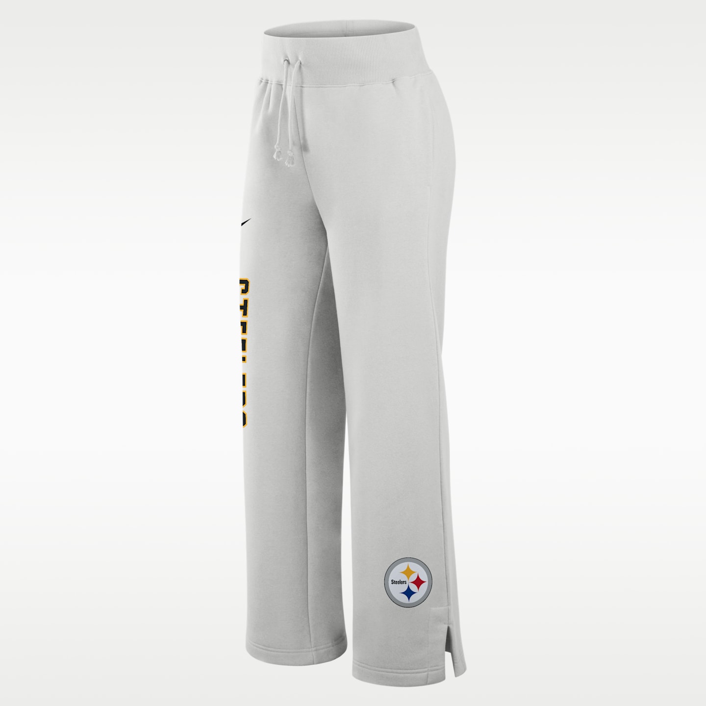 Женские широкие спортивные брюки Nike Pittsburgh Steelers Primetime Phoenix NFL, цвет: Серый