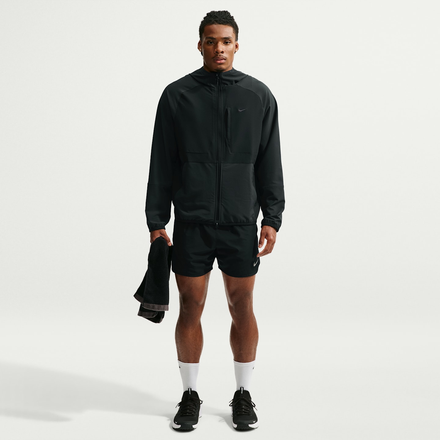 Мужская универсальная куртка Nike Unlimited Repel, цвет: Чёрный — фото 4