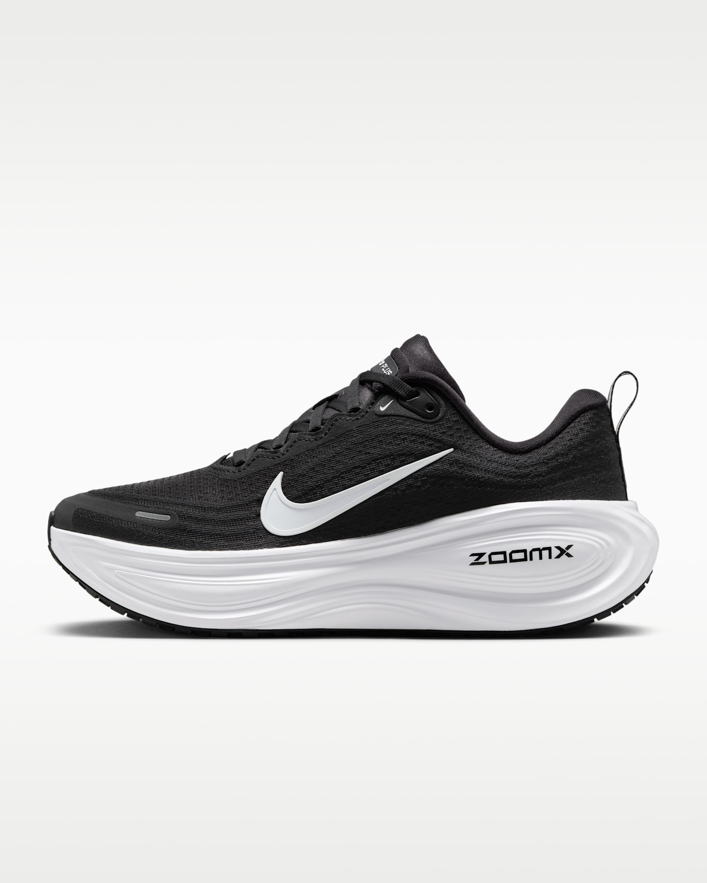 Женские кроссовки Nike Vomero Plus Road Running (Wide), цвет: Чёрный / Холодный серый — фото 10