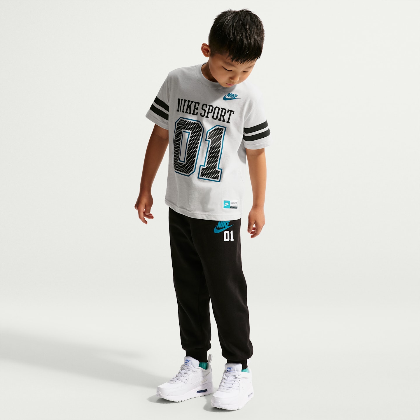 Детская футболка Nike Halftime, цвет: Photon Dust — фото 4
