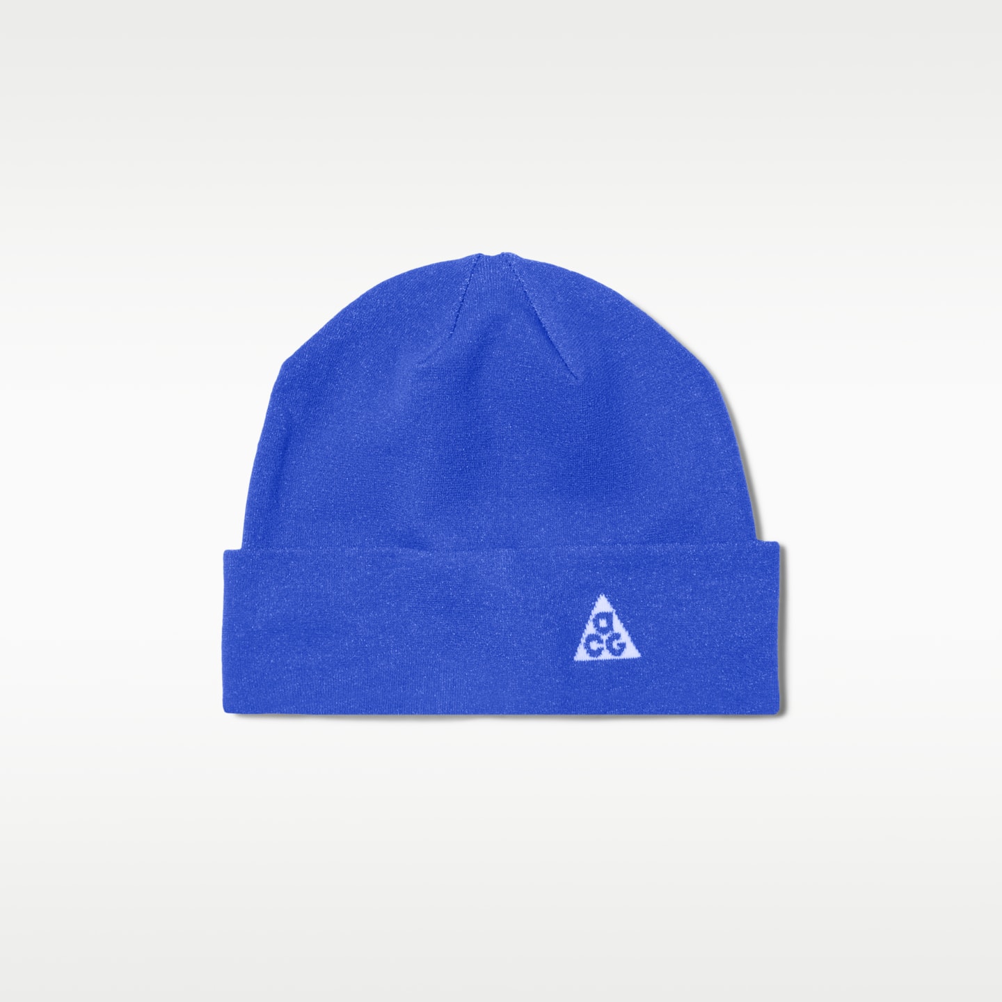 Мужская шапка Nike ACG Dri-FIT Knit, цвет: Синий / Снежный белый — фото 5
