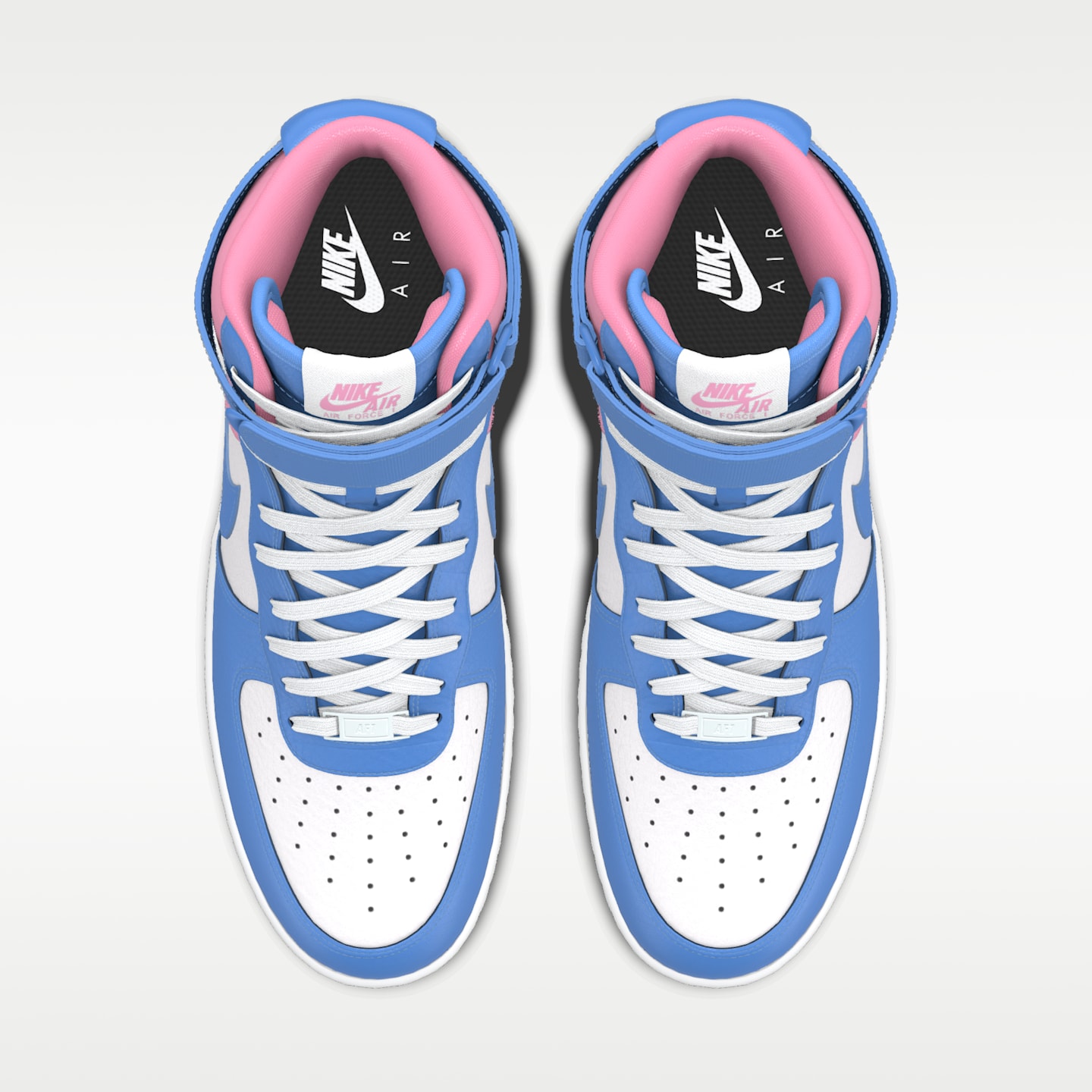 Женские кроссовки Nike Air Force 1 High By You Custom, цвет: Разноцветный — фото 4
