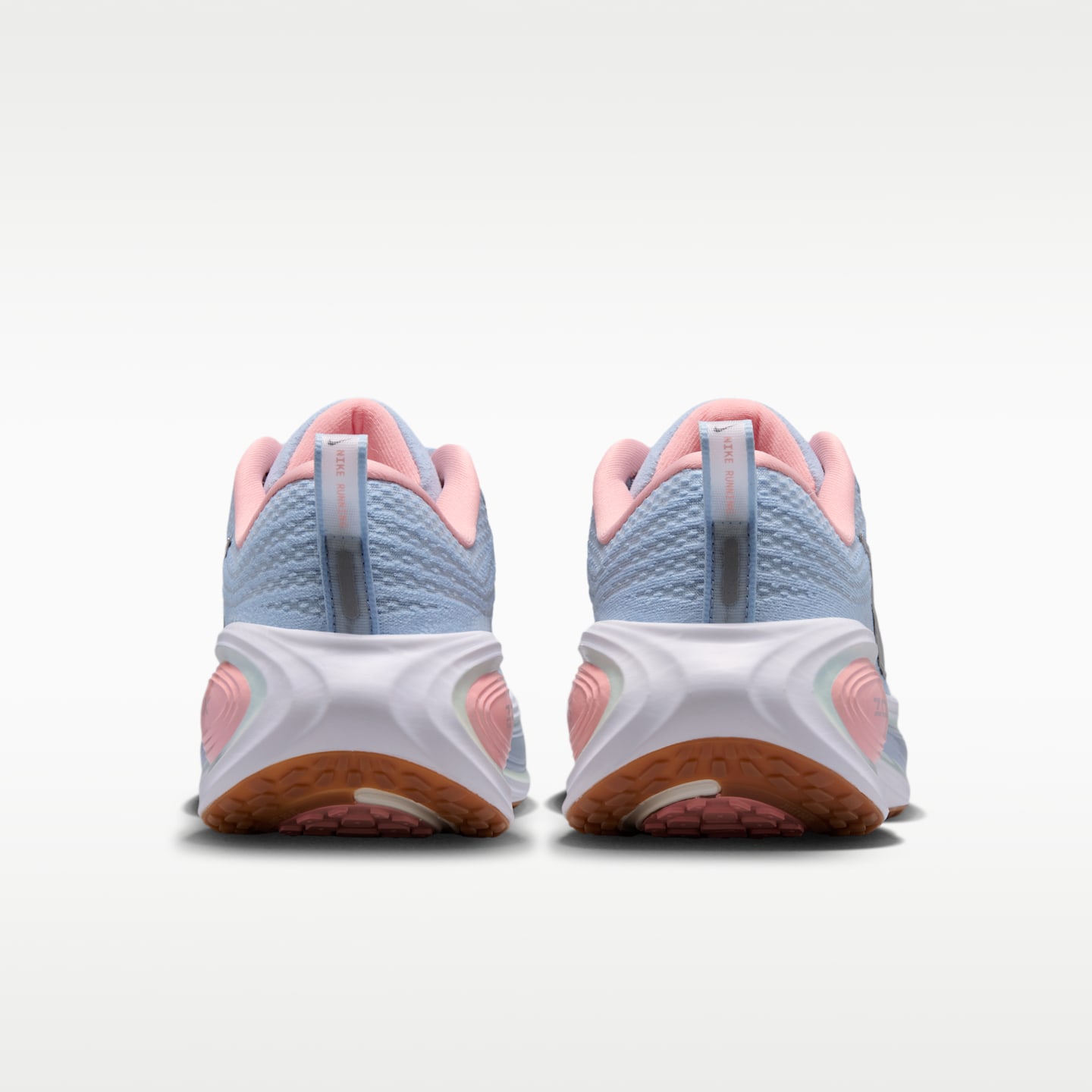 Женские кроссовки Nike Vomero Plus Road Running, цвет: Синий / Выбеленный коралловый — фото 6