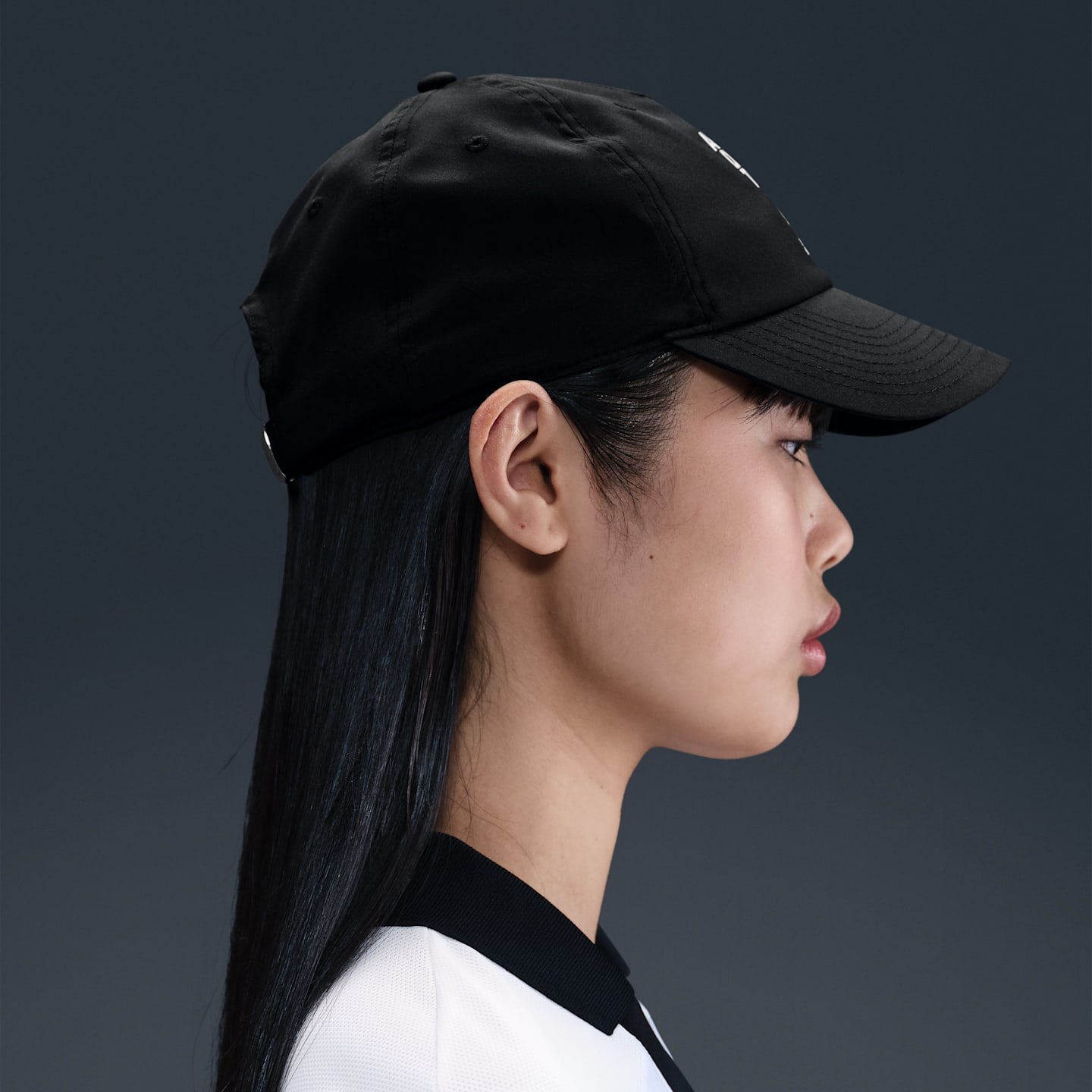 Кепка Nike After Dark Tour Dri-FIT Club неструктурированная, цвет: Чёрный / Светоотражающий серебряный — фото 2