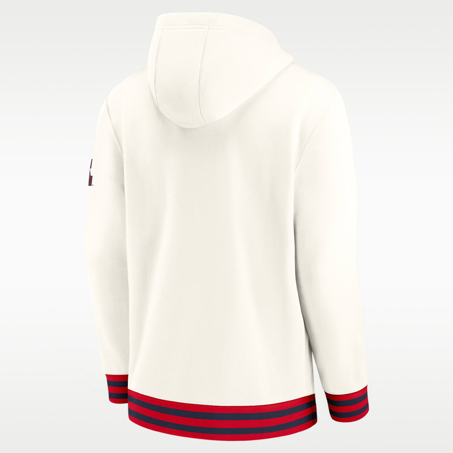 Мужские худи Arizona Legacy Nike College Pullover, цвет: Кремовый / Красный — фото 2