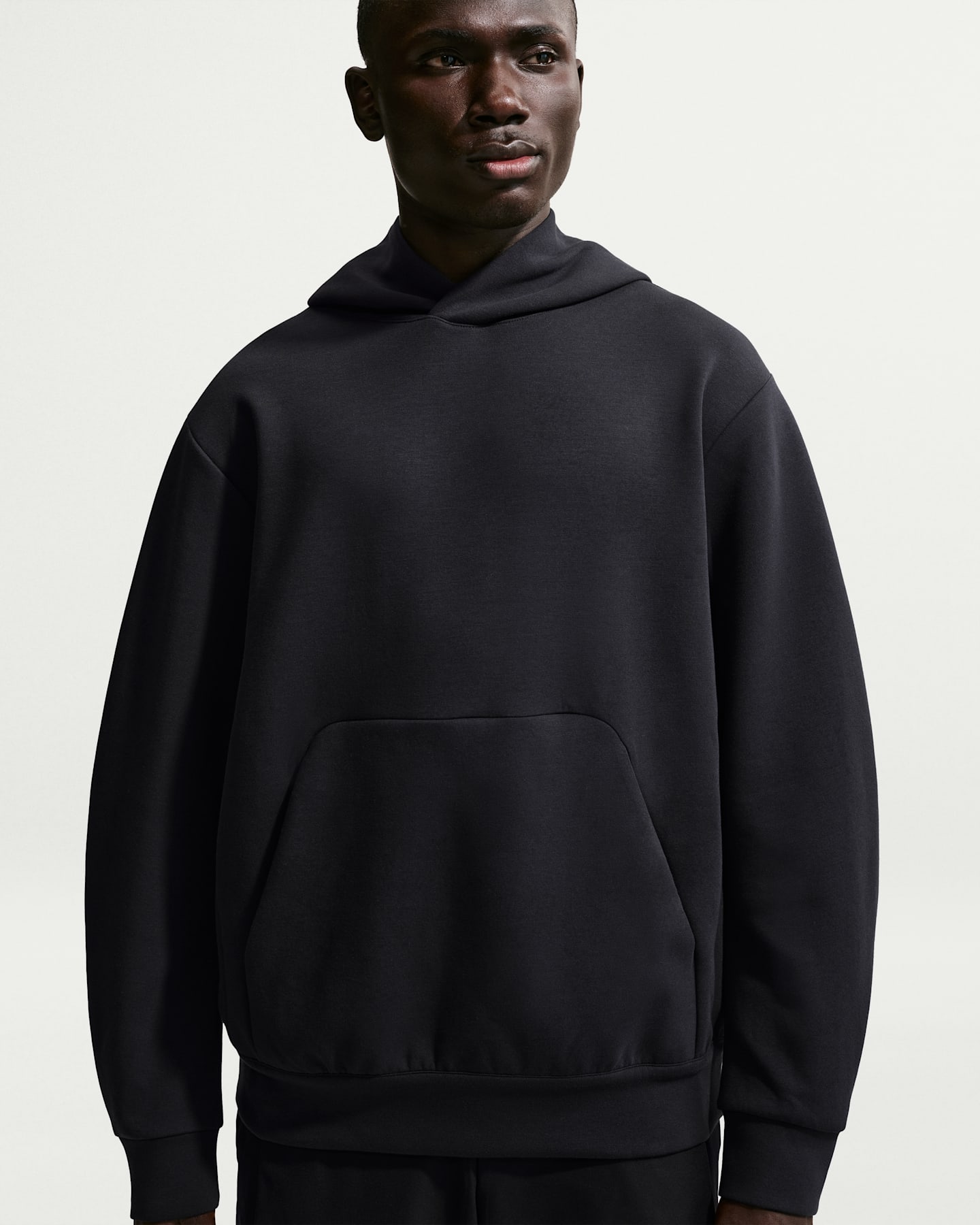 Мужское худи Nike 24.7 ImpossiblySoft Dri-FIT, цвет: Чёрный / Серый — фото 8