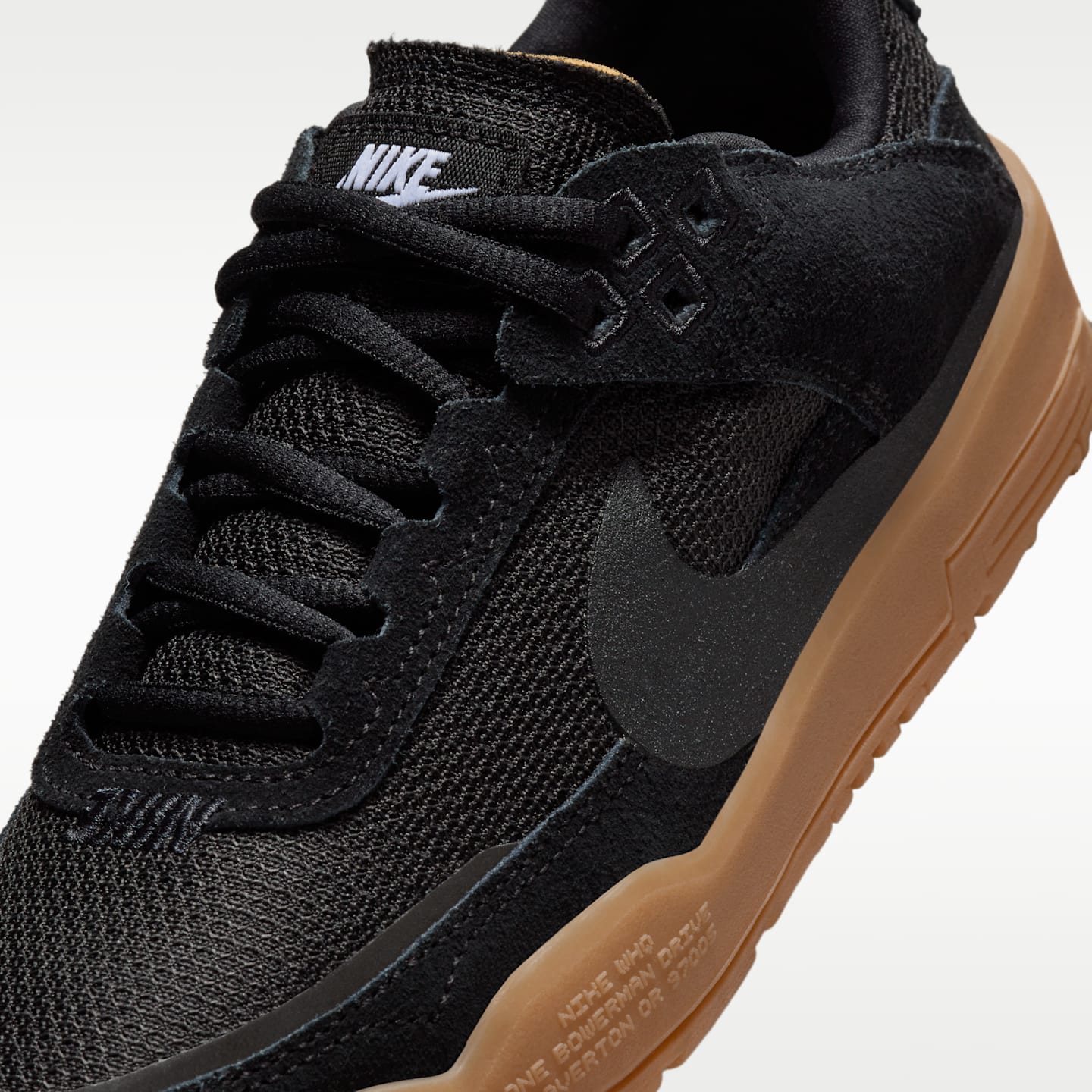 Детские кроссовки для скейтбординга Nike SB Day One, цвет: Чёрный / Карамельный коричневый — фото 7