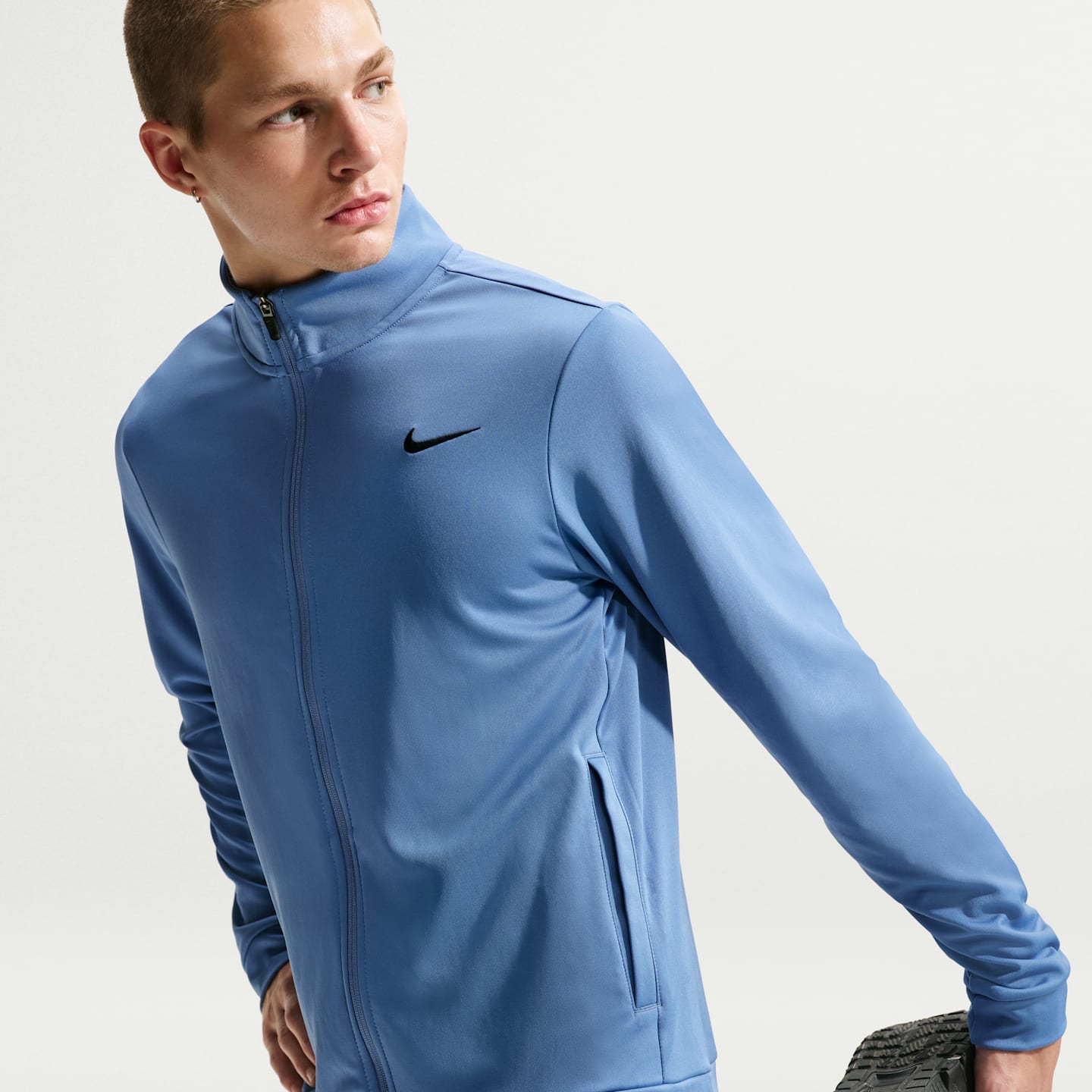 Мужская куртка Nike Flex Dri-FIT Training, цвет: Индиго / Чёрный — фото 3