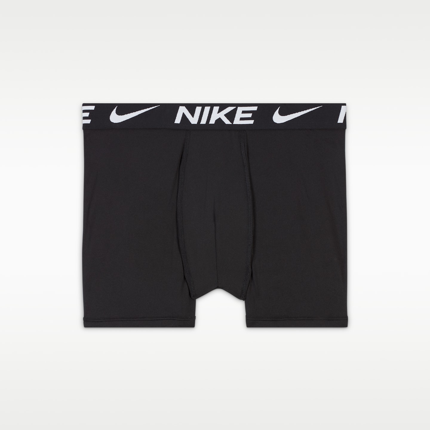 Детские однотонные боксёры Nike Dri-FIT, 3 шт, цвет: Чёрный — фото 2
