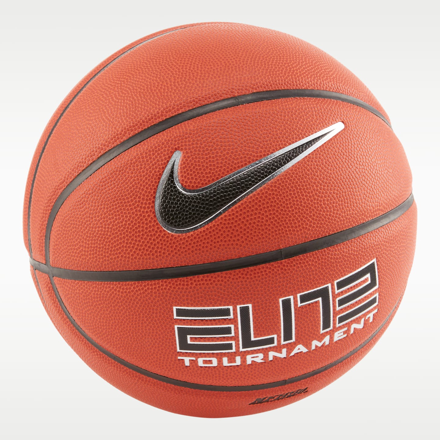 Мяч Nike Elite Tournament Basketball (Size 6 and 7) для детей, цвет: Оранжевый / Чёрный — фото 2