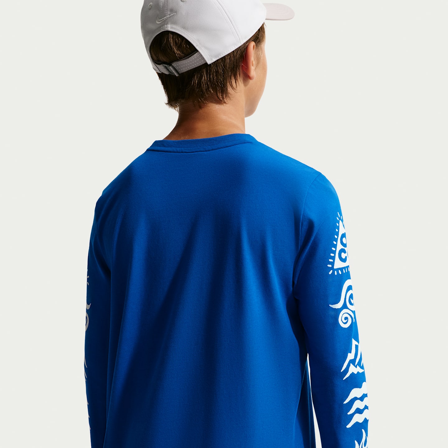 Детская футболка Nike ACG Dri-FIT Tiger Mountain Long- Sleeve, цвет: Королевский синий — фото 2