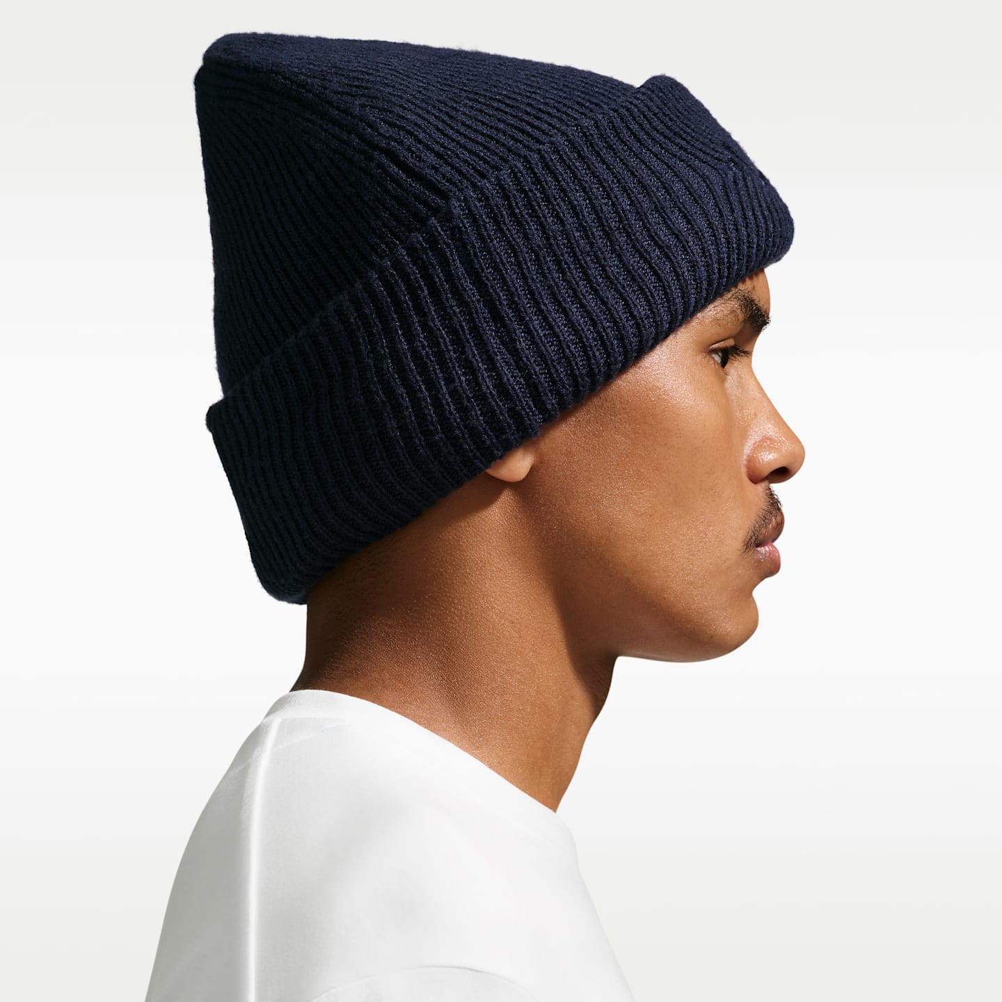 Шапка-бини Nike USA Peak, цвет: Обсидиановый / Снежный белый — фото 2