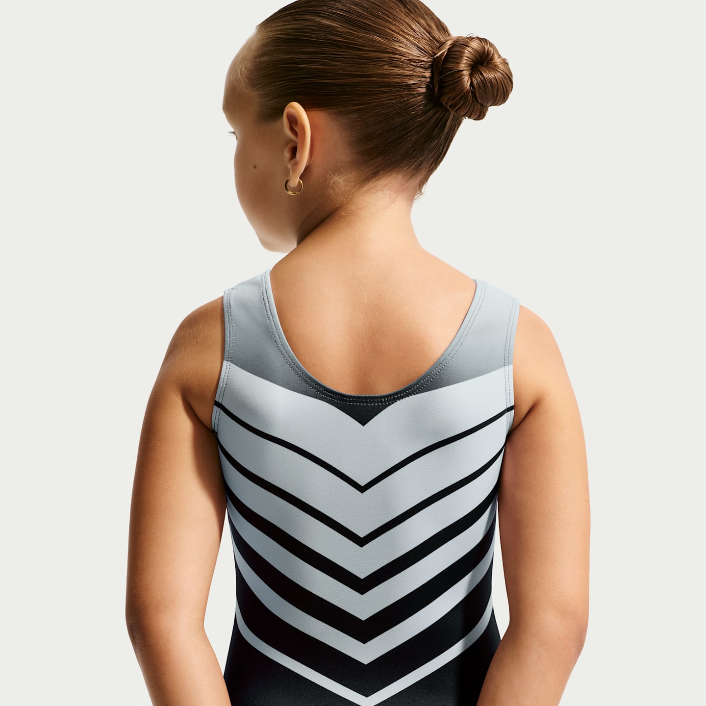 Детский топ Nike Gymnastics Valor Leotard, цвет: Чёрный — фото 3