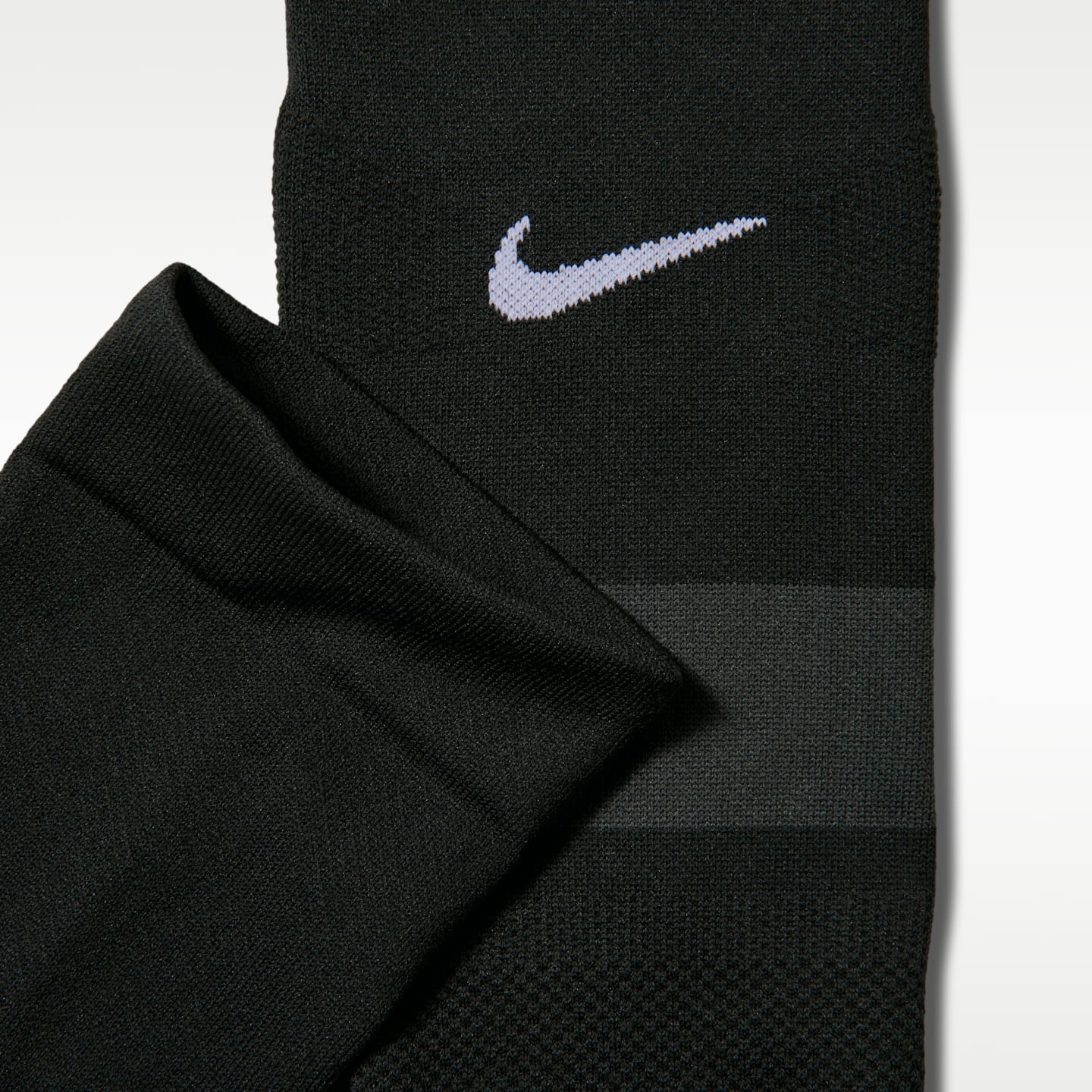 Носки VaporFast Soccer для мужчин, высокие — Nike, цвет: Чёрный / Волчий серый — фото 6