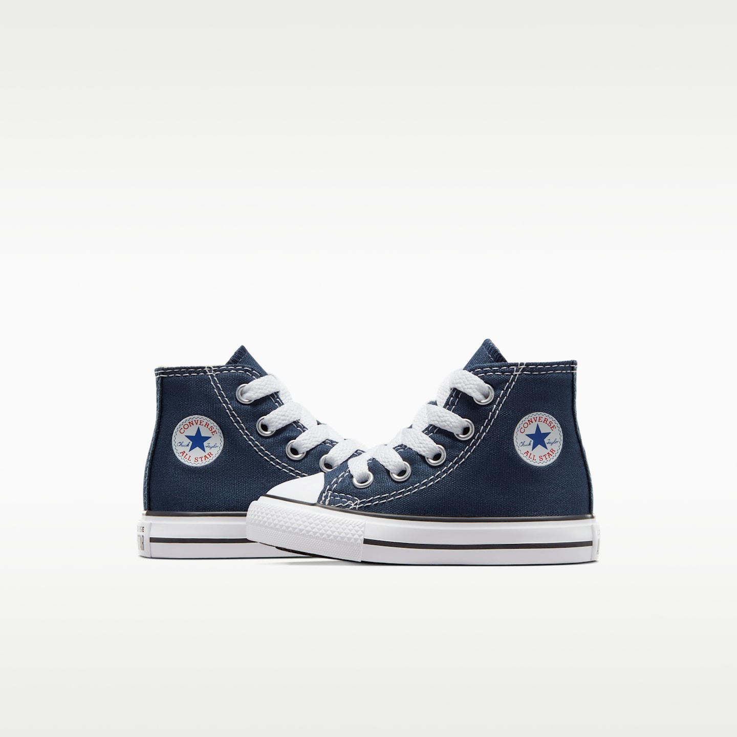 Детские кроссовки Nike Converse Chuck Taylor All Star High Top Infant/Toddler Shoe, цвет: Тёмно-синий — фото 7