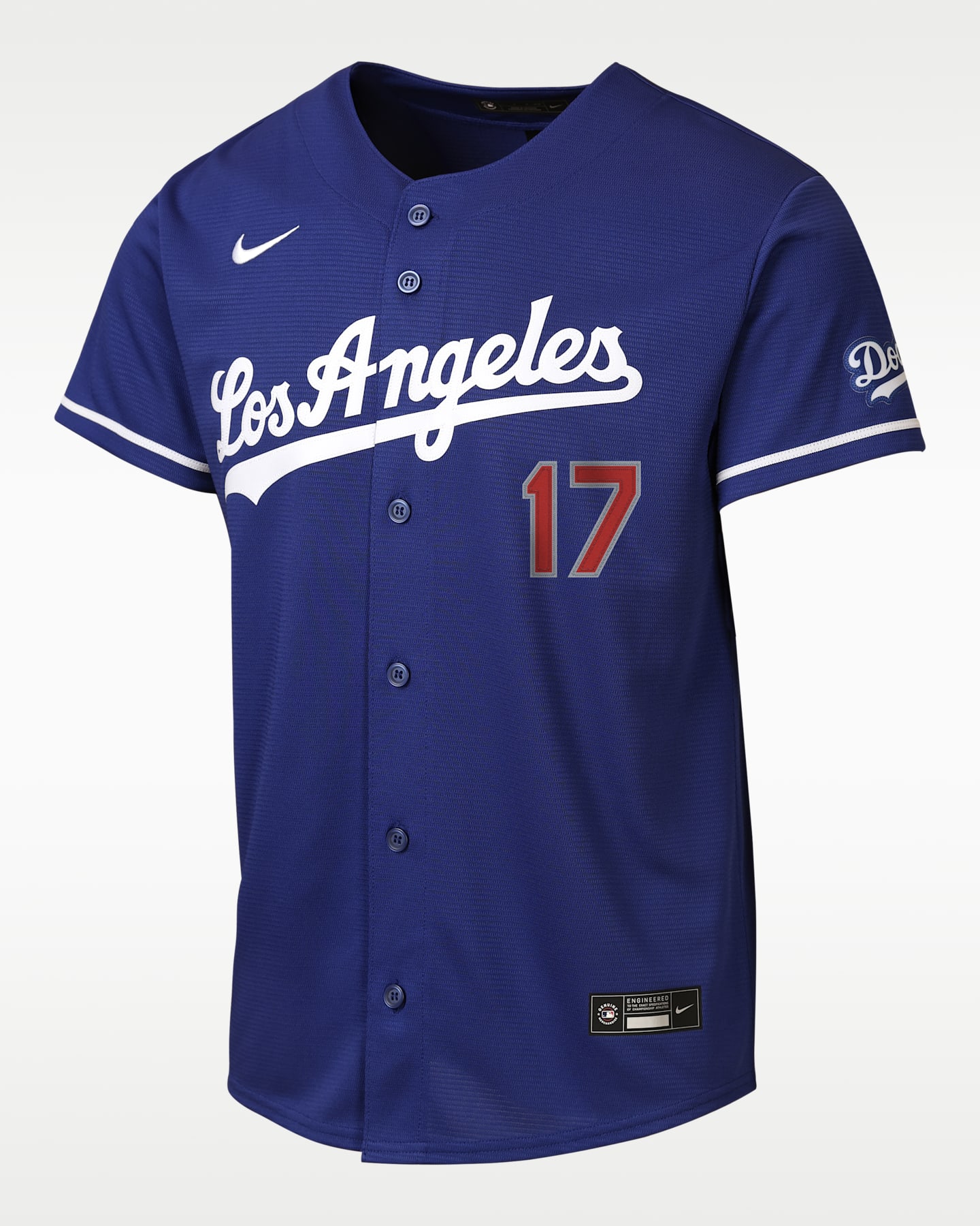 Детский топ Nike Shohei Ohtani Los Angeles Dodgers MLB Stadium Jersey, цвет: Синий / Белый — фото 3