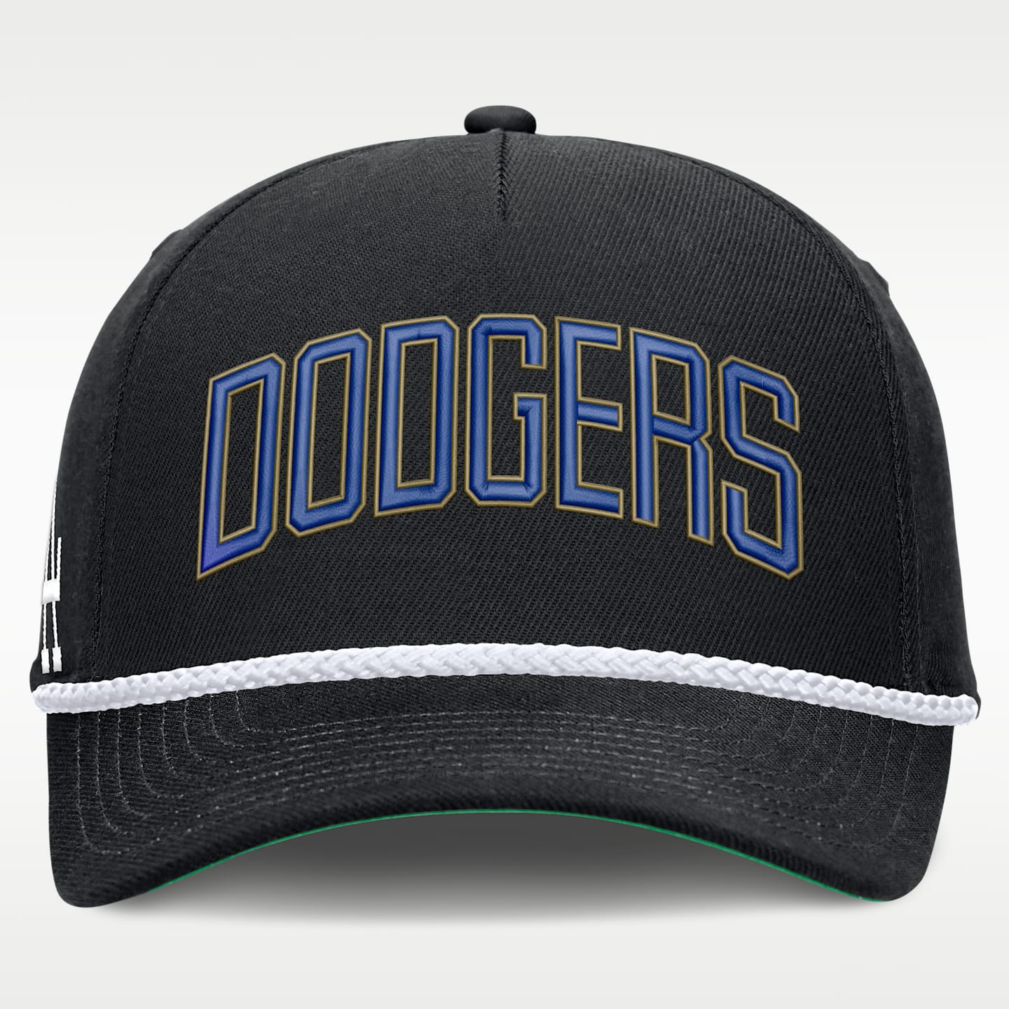 Мужская кепка Nike MLB Los Angeles Dodgers Rise, цвет: Чёрный — фото 2