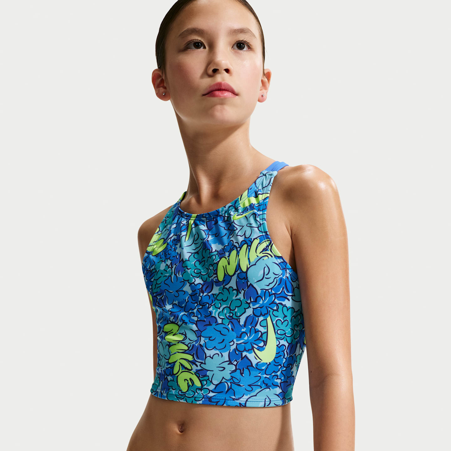 Комплект бикини Midkini для детей — Nike, цвет: Синий — фото 2