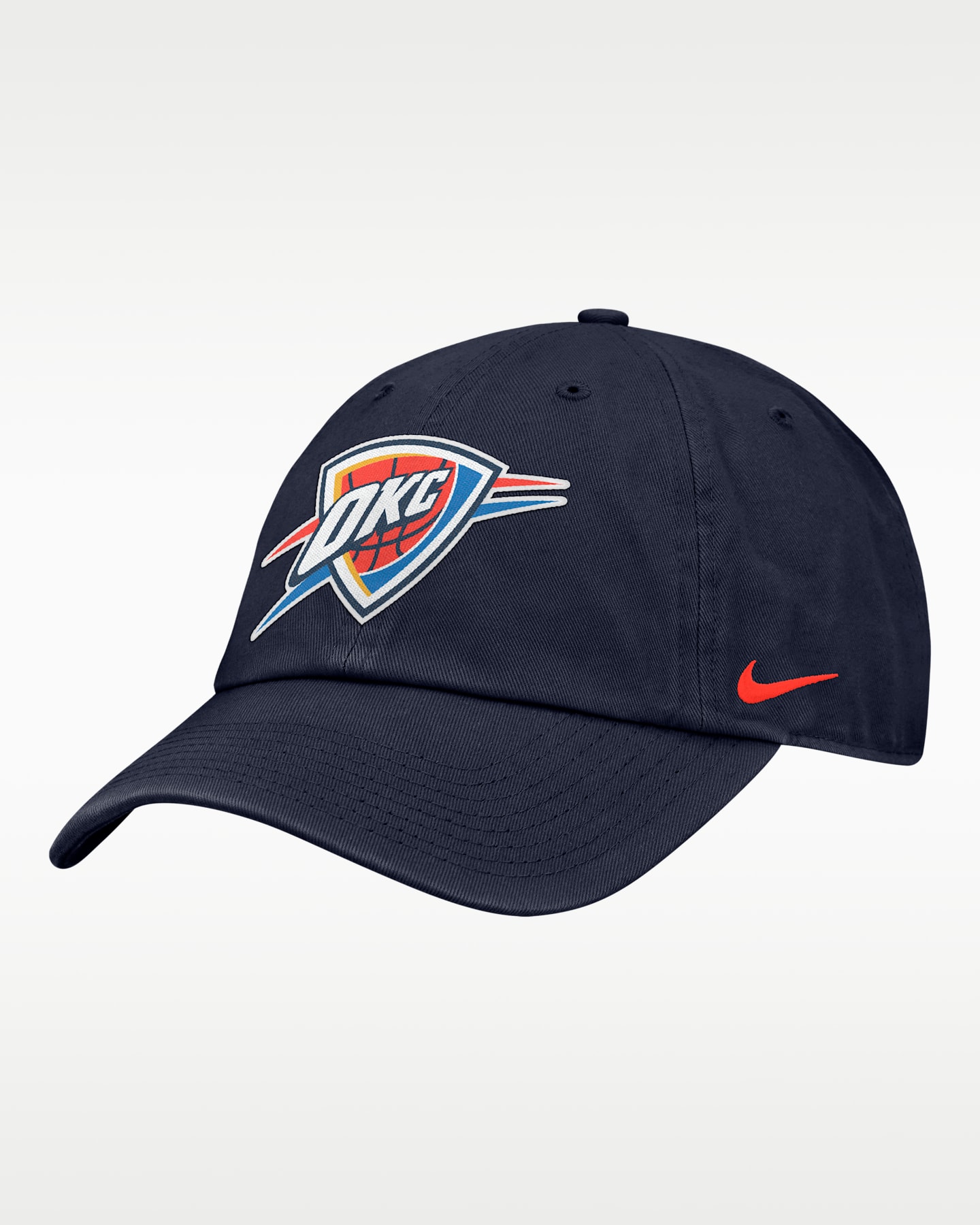 Бейсболка Nike Oklahoma City Thunder Club NBA Hardwoods, цвет: Тёмно-синий — фото 3
