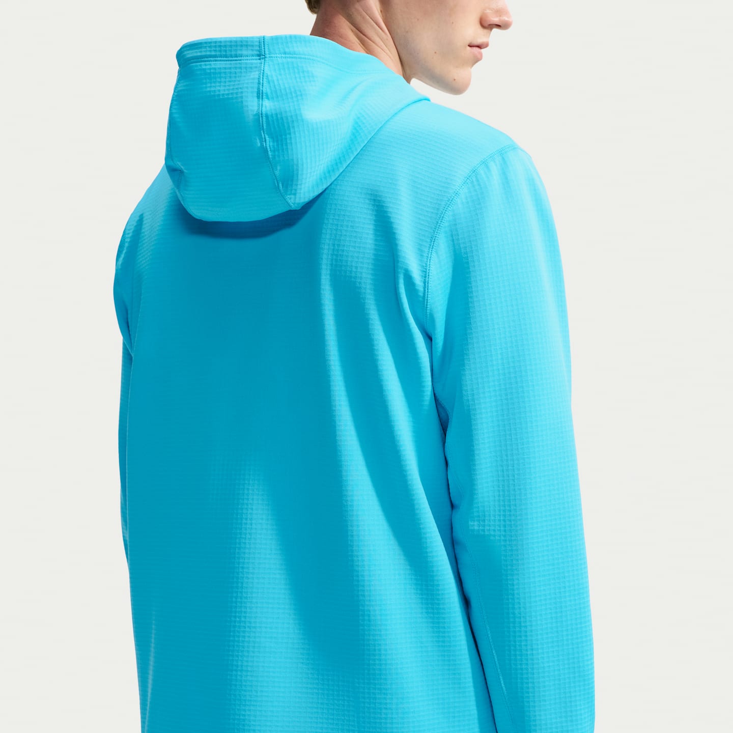 Мужское худи для гольфа Nike Velocity Therma-FIT, цвет: Синий / Белый — фото 2