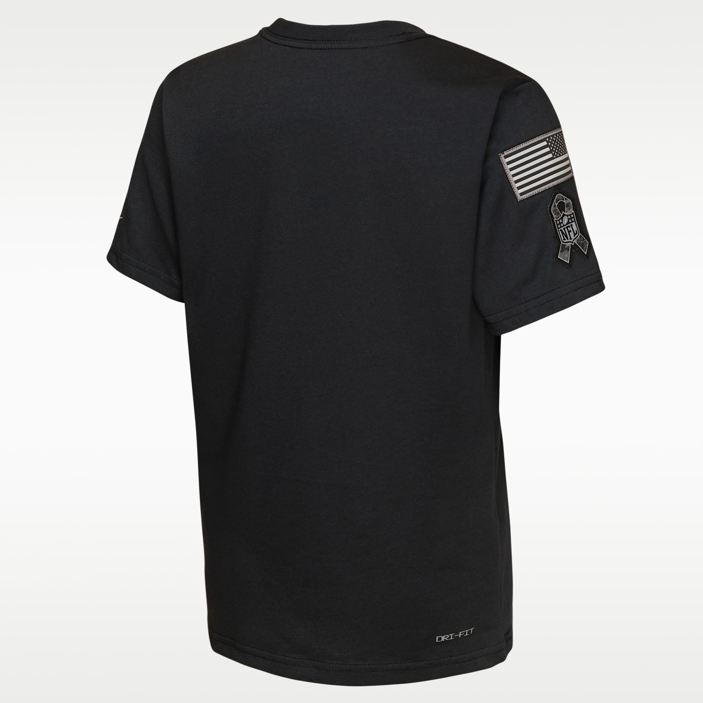 Детская футболка Nike Philadelphia Eagles Salute to Service Sideline Dri-FIT NFL, цвет: Чёрный — фото 2