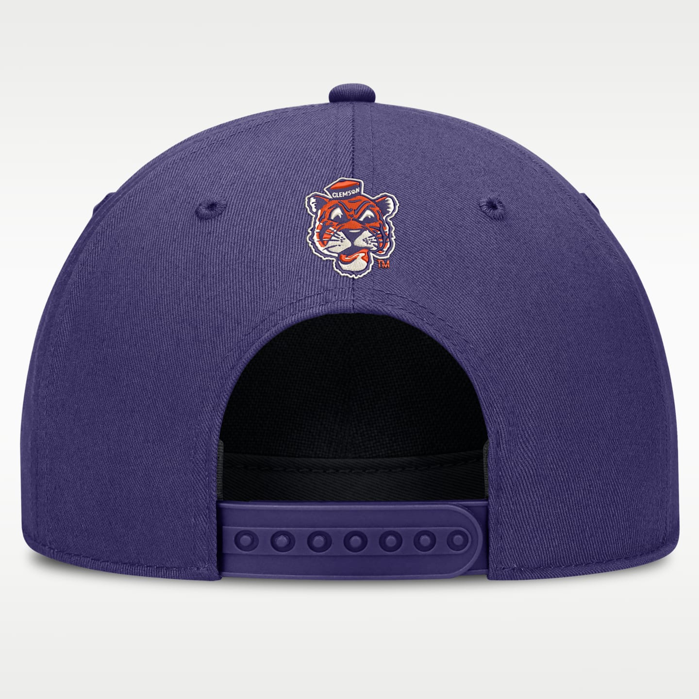 Мужская регулируемая бейсболка Nike Clemson Legacy Letter Rise Dri-FIT College, цвет: Фиолетовый — фото 2