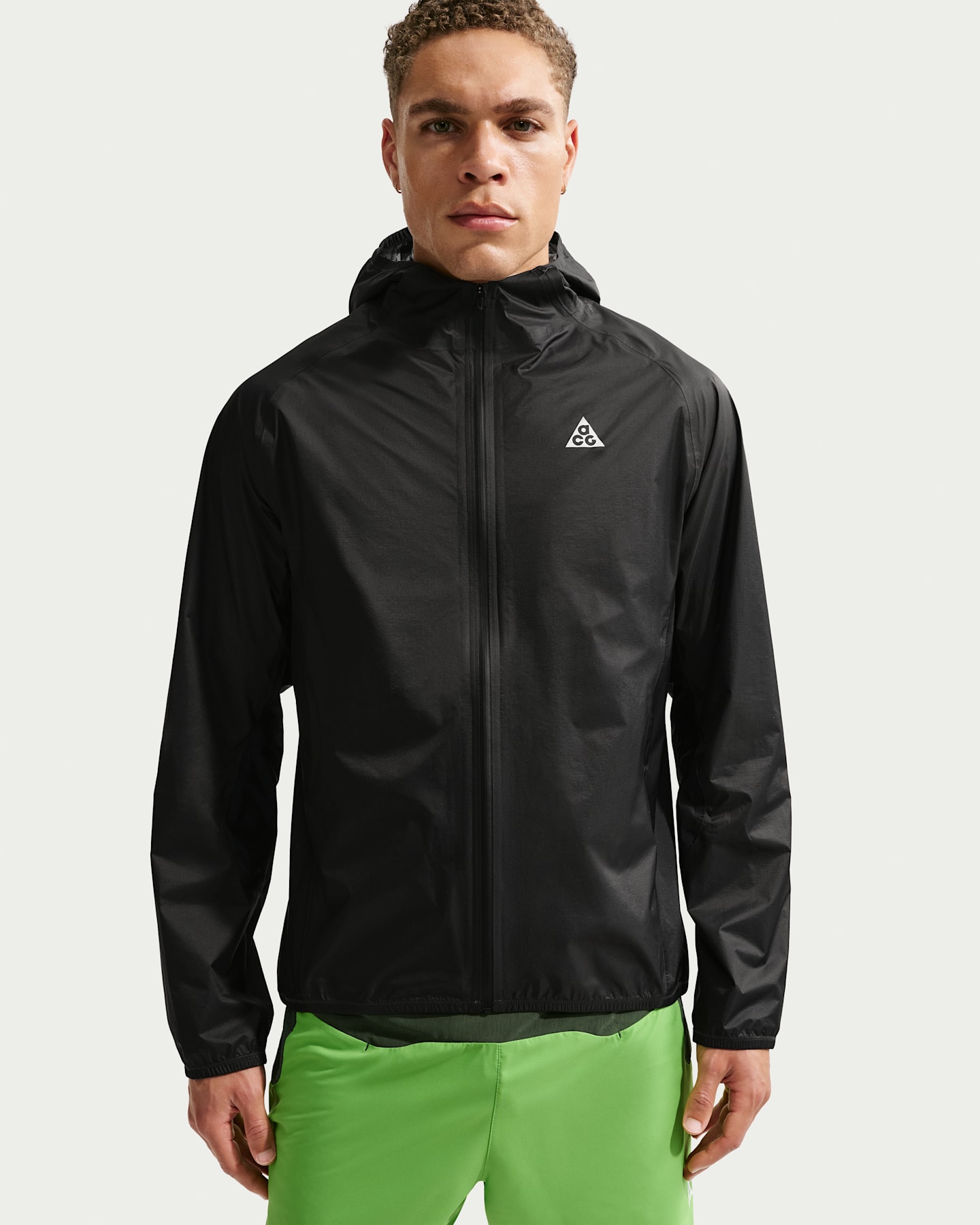 Мужская куртка Nike ACG Trailwind Storm-FIT ADV, цвет: Антрацитовый / Снежный белый — фото 8