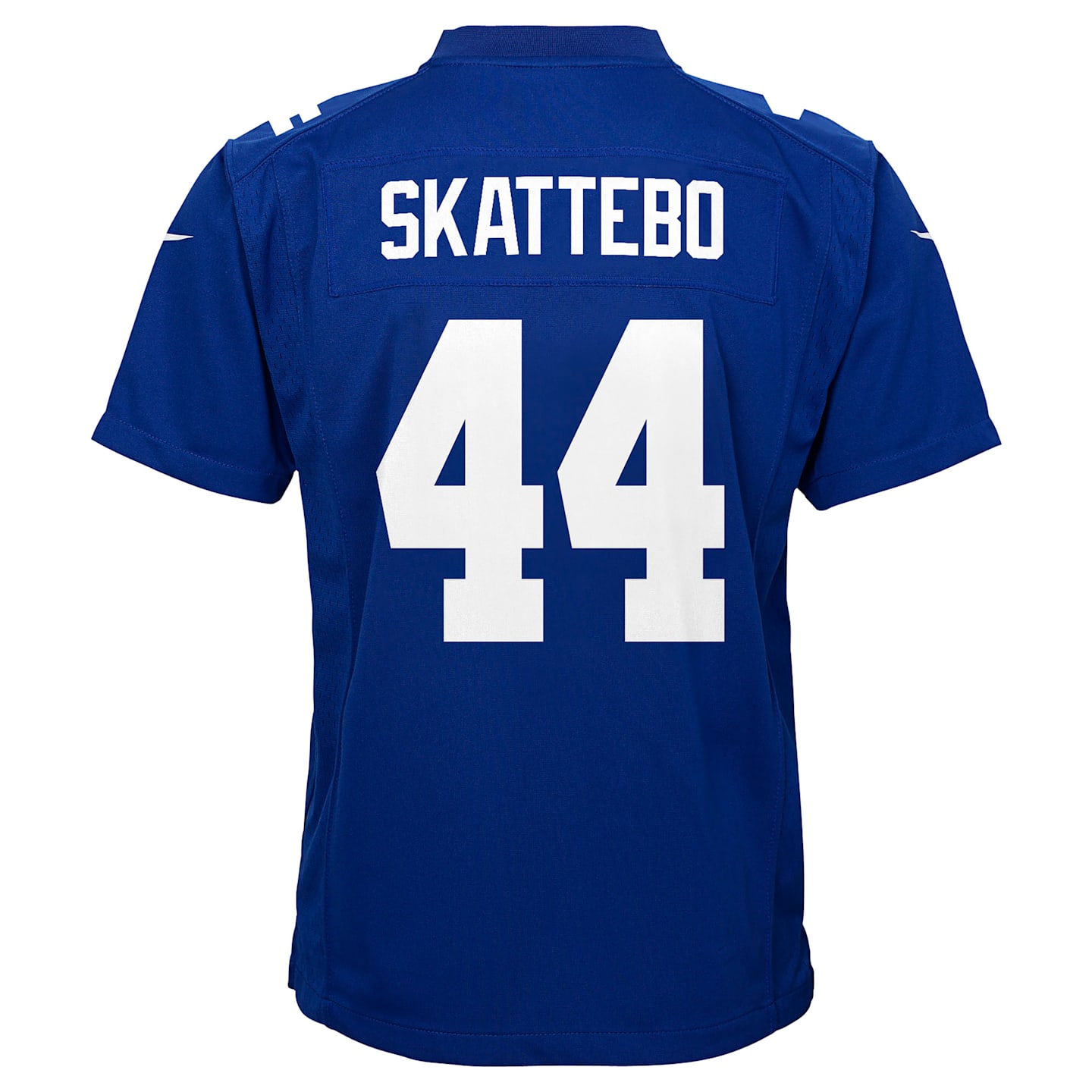 Детский топ Nike Cam Skattebo New York Giants Game Football Jersey, цвет: Королевский синий — фото 2