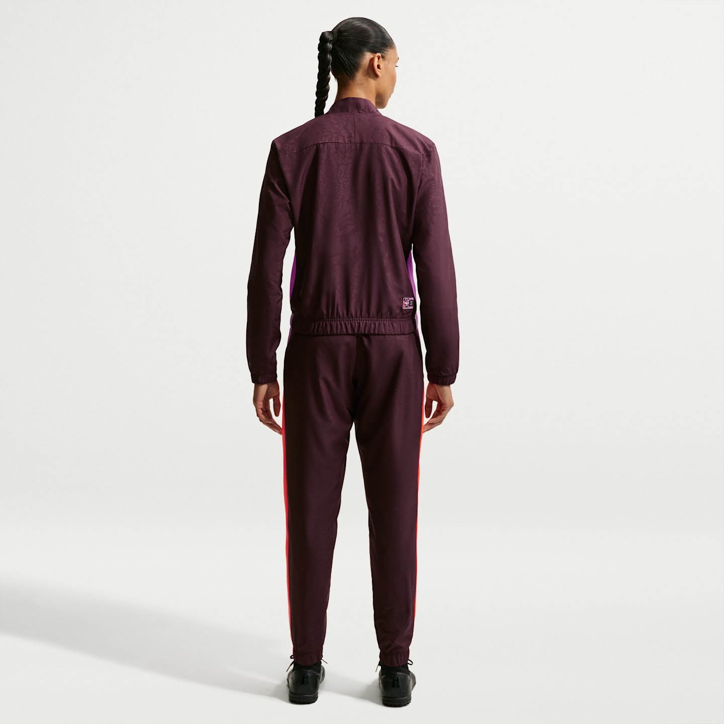 Женские комплекты Nike United Academy Dri-FIT Woven Soccer Tracksuit, цвет: Бордовый — фото 7