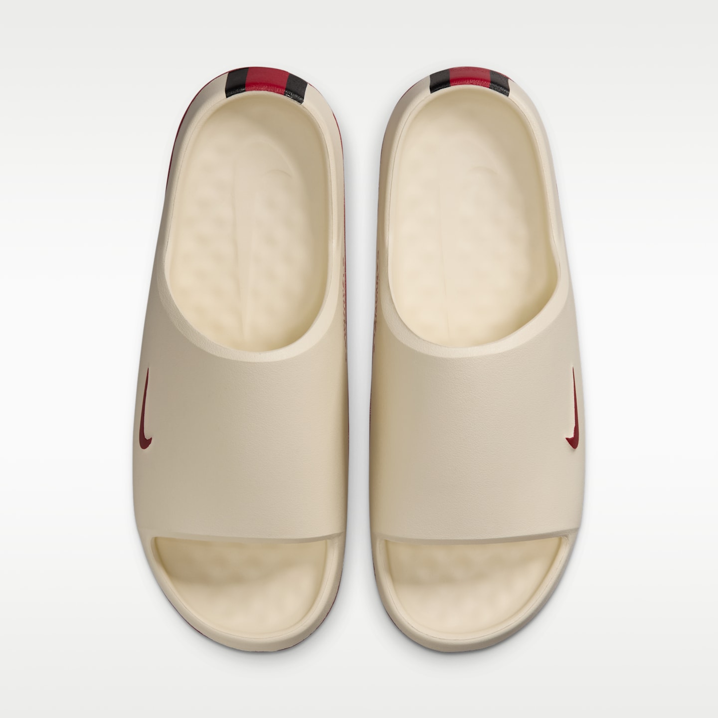 Мужские сандалии Nike Calm (Arizona Cardinals) NFL, цвет: Молочный / Чёрный — фото 5