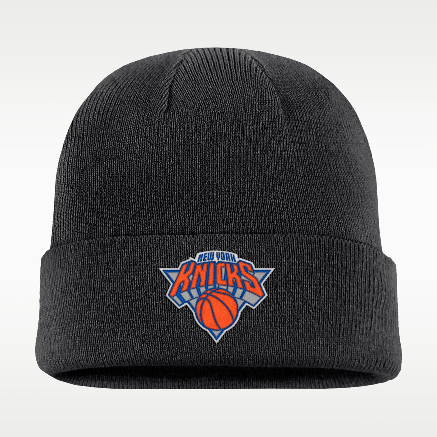 Женская шапка Nike New York Knicks Peak Hardwood Classics Beanie, цвет: Чёрный — фото 1