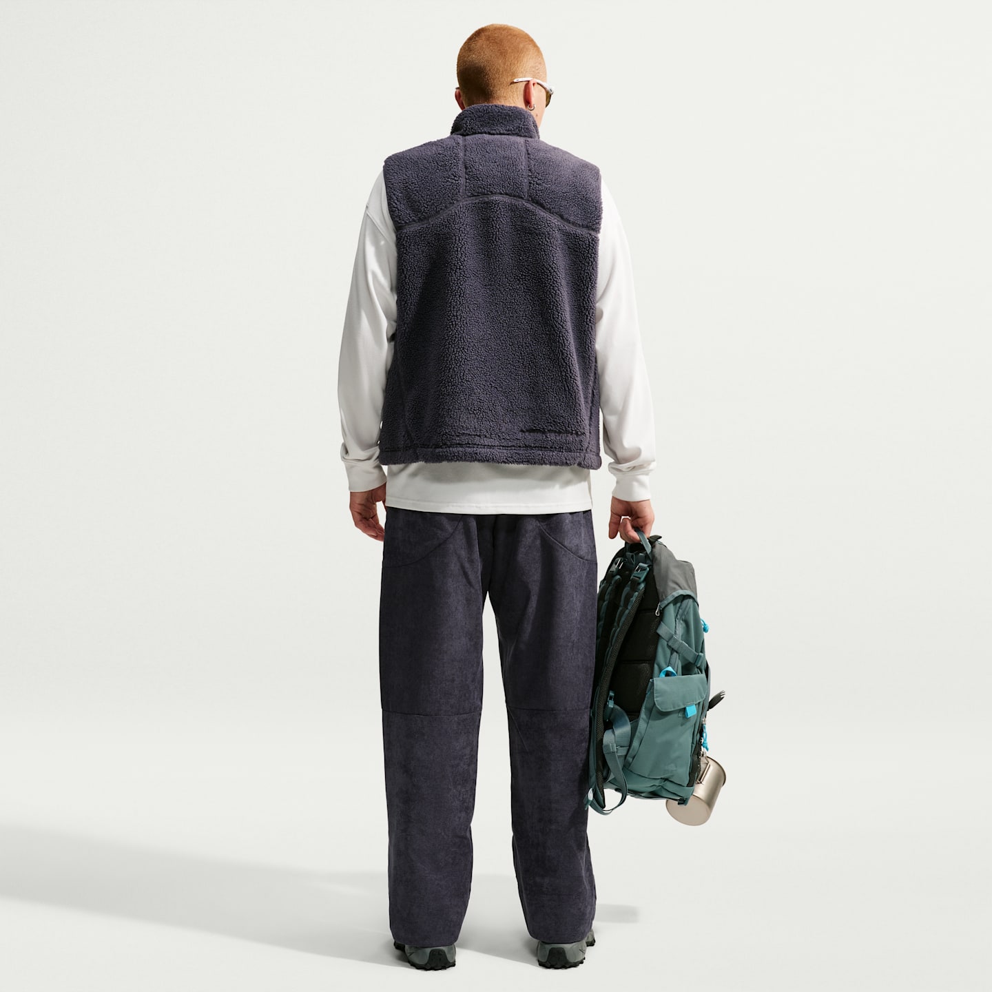 Мужской жилет Nike ACG Canwell Glacier Therma-FIT ADV, цвет: Серебряный / Снежный белый — фото 5