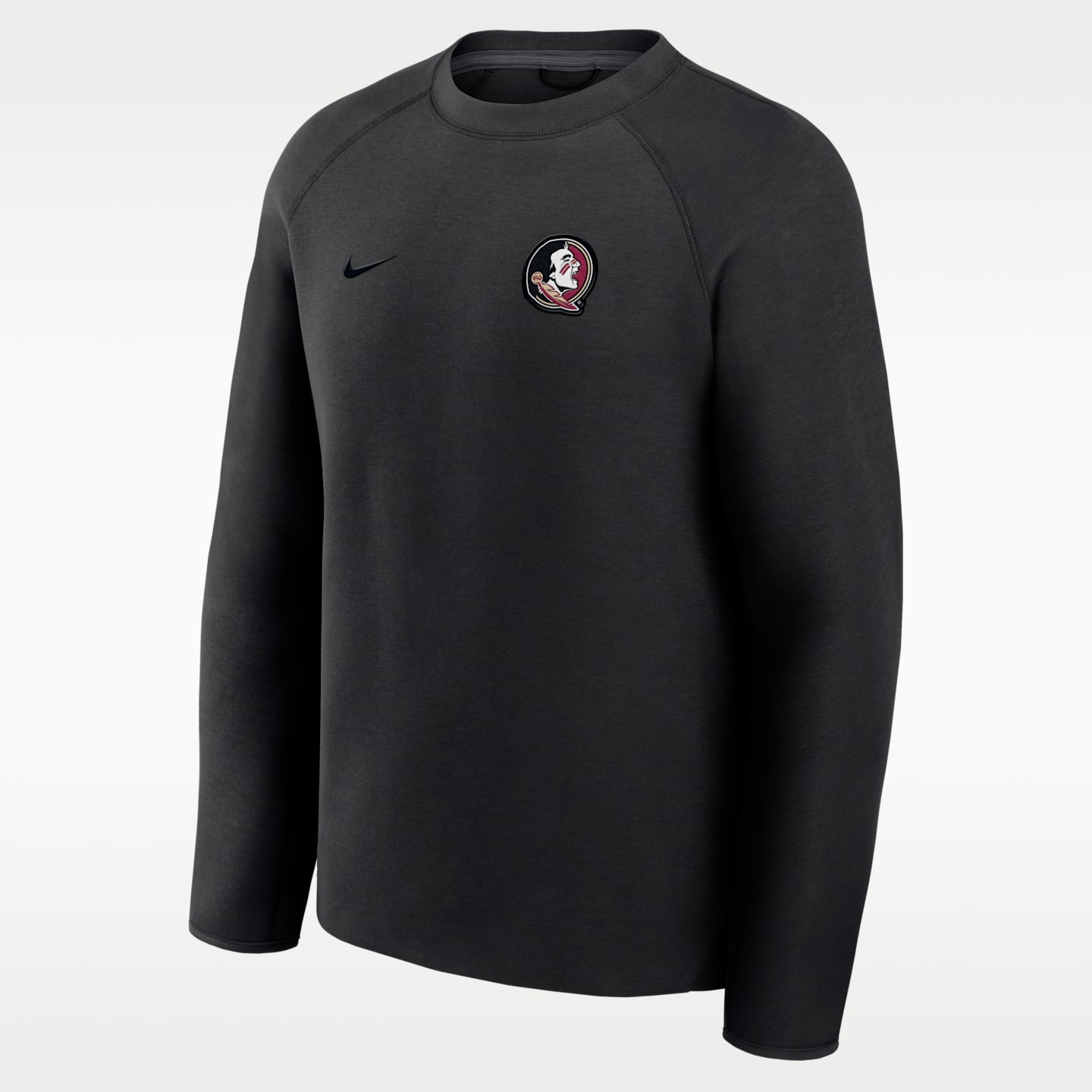 Мужской свитшот Nike Florida State Tech Fleece, цвет: Чёрный — фото 1