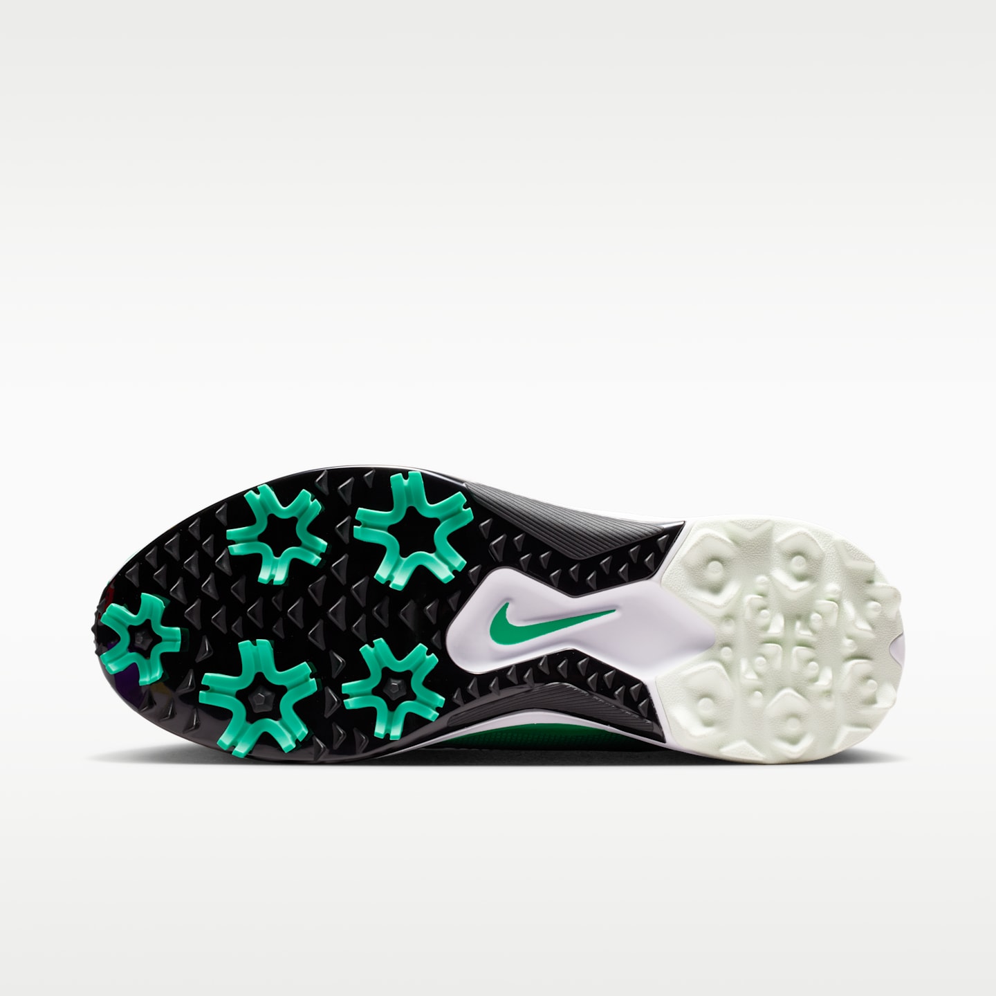 Кроссовки для гольфа Nike Pegasus 1 G, цвет: Зелёный / Белый — фото 2