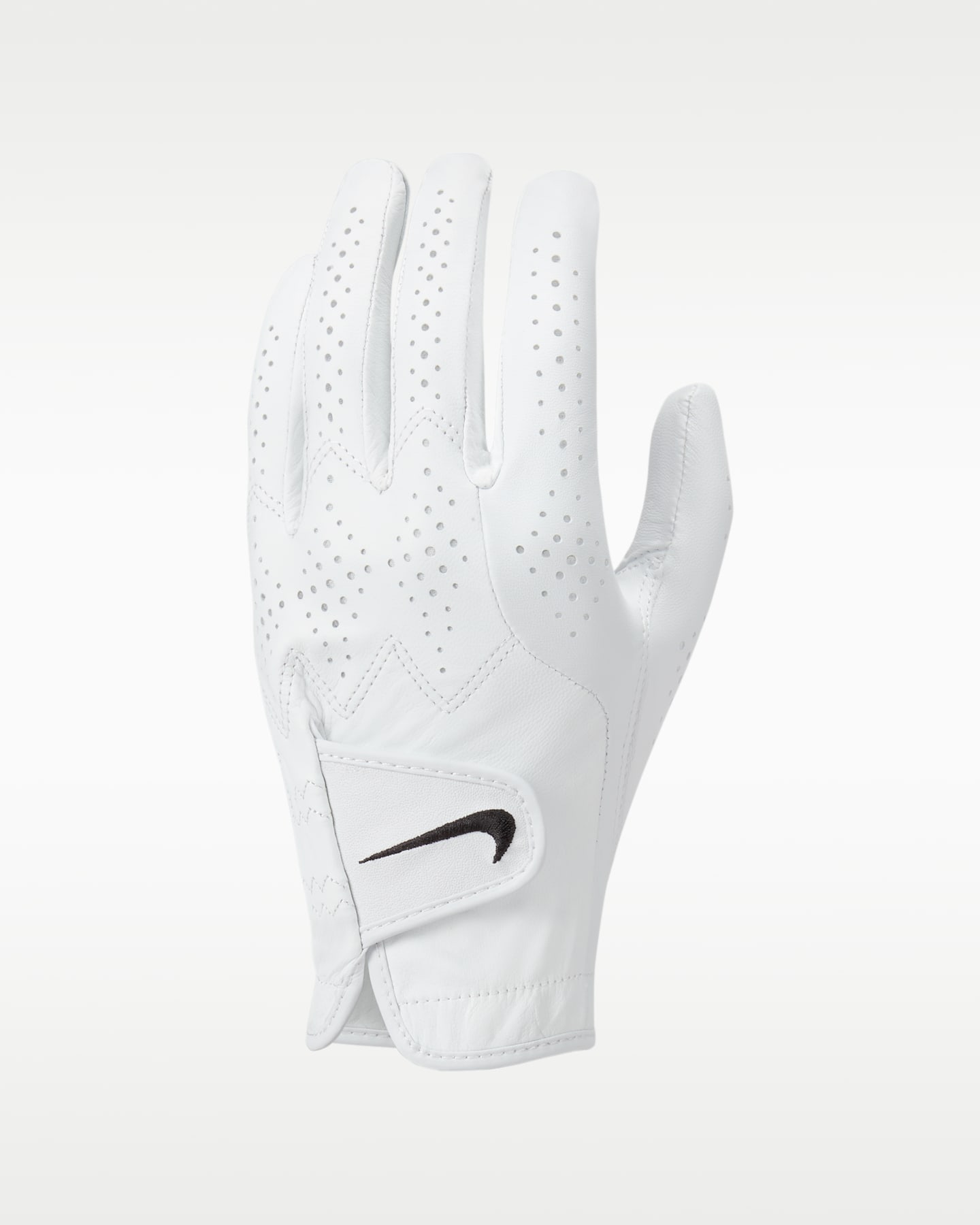 Перчатка для гольфа Nike Tour Classic IV, левая, размер Cadet, цвет: Жемчужный белый / Чёрный — фото 3