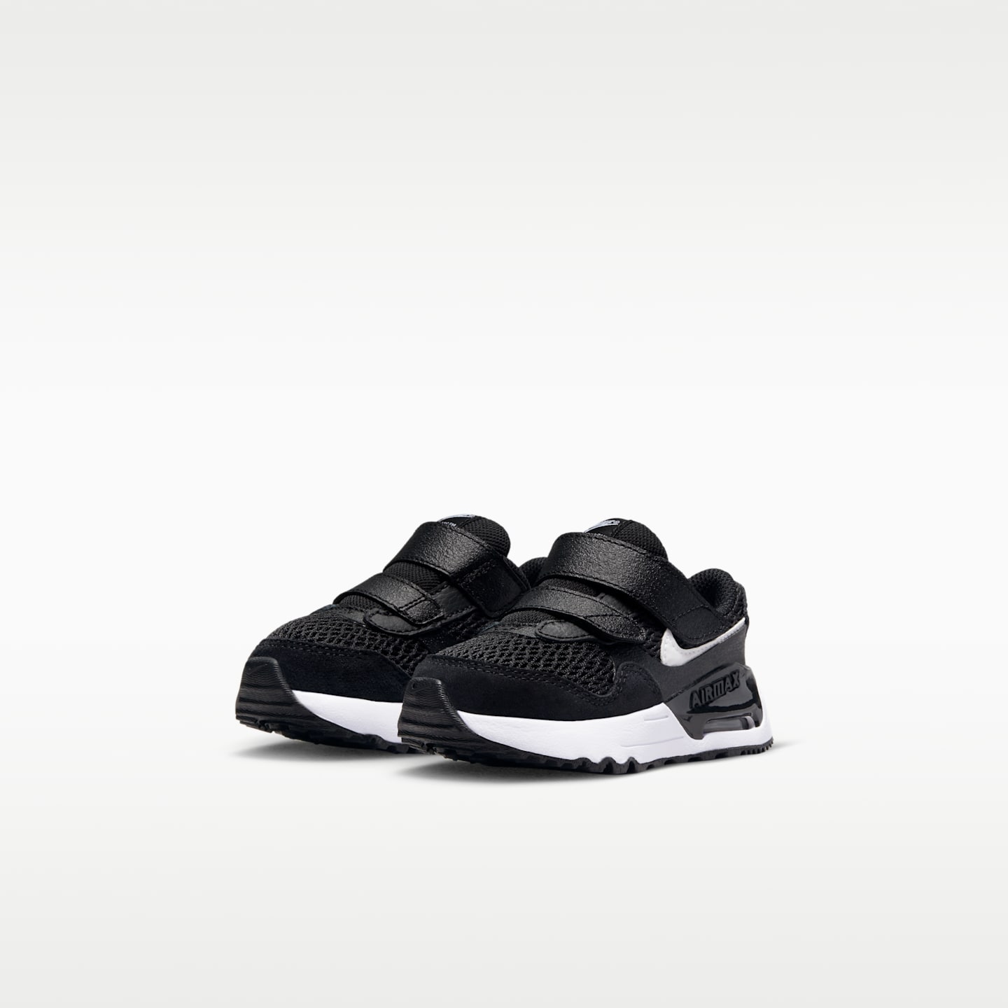 Детские кроссовки Nike Air Max Systm Baby/Toddler Shoes, цвет: Чёрный / Волчий серый — фото 5