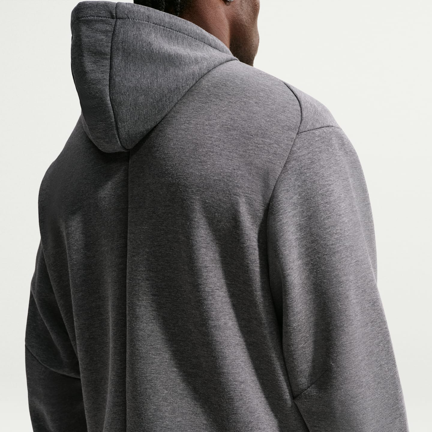 Мужское баскетбольное худи Nike Kobe Dri-FIT, цвет: Чёрный меланжевый / Чёрный — фото 2