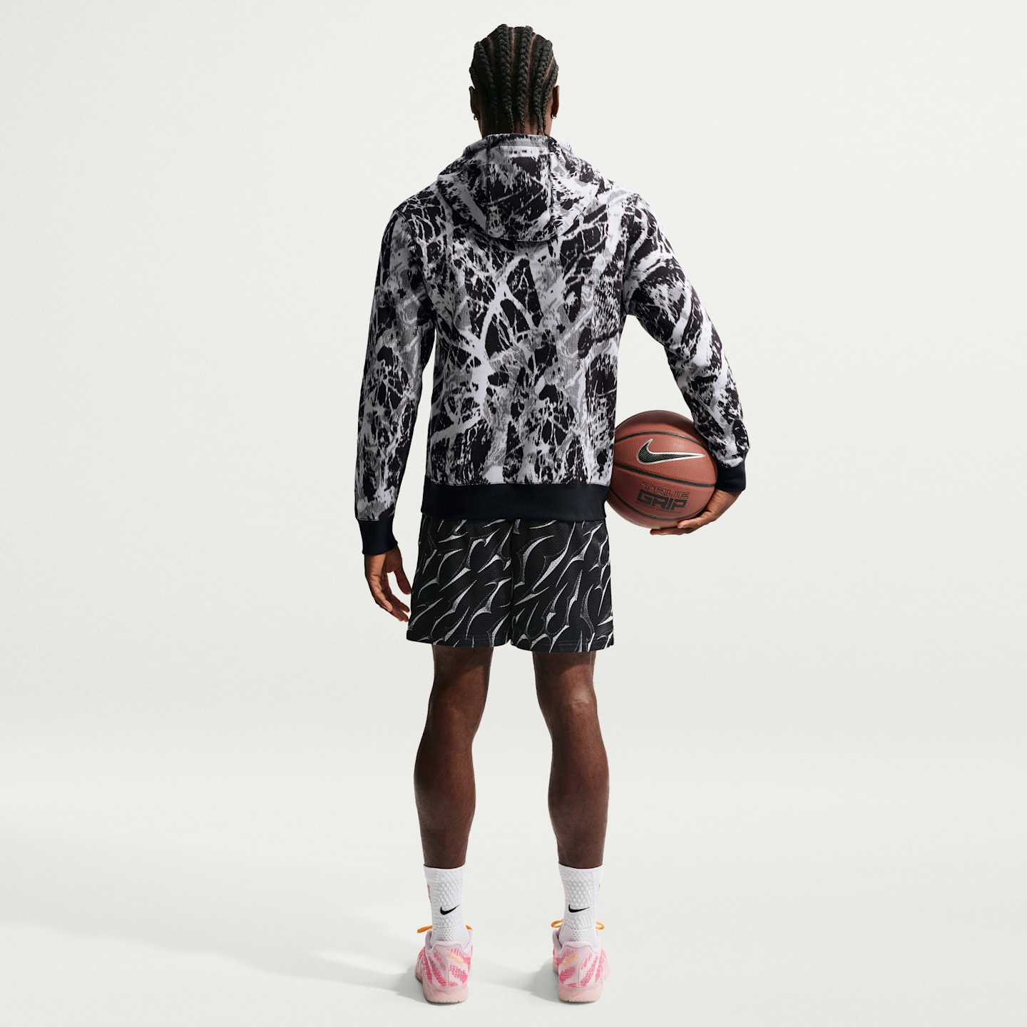 Мужское баскетбольное худи Nike Ja Club, цвет: Чёрный — фото 5
