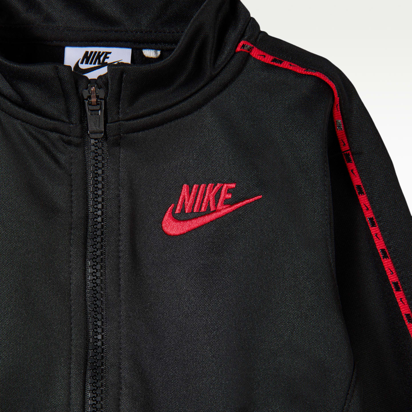 Детский комплект Nike Dri-FIT Lifestyle Propus на молнии из 2 предметов с окантовкой, цвет: Чёрный — фото 3