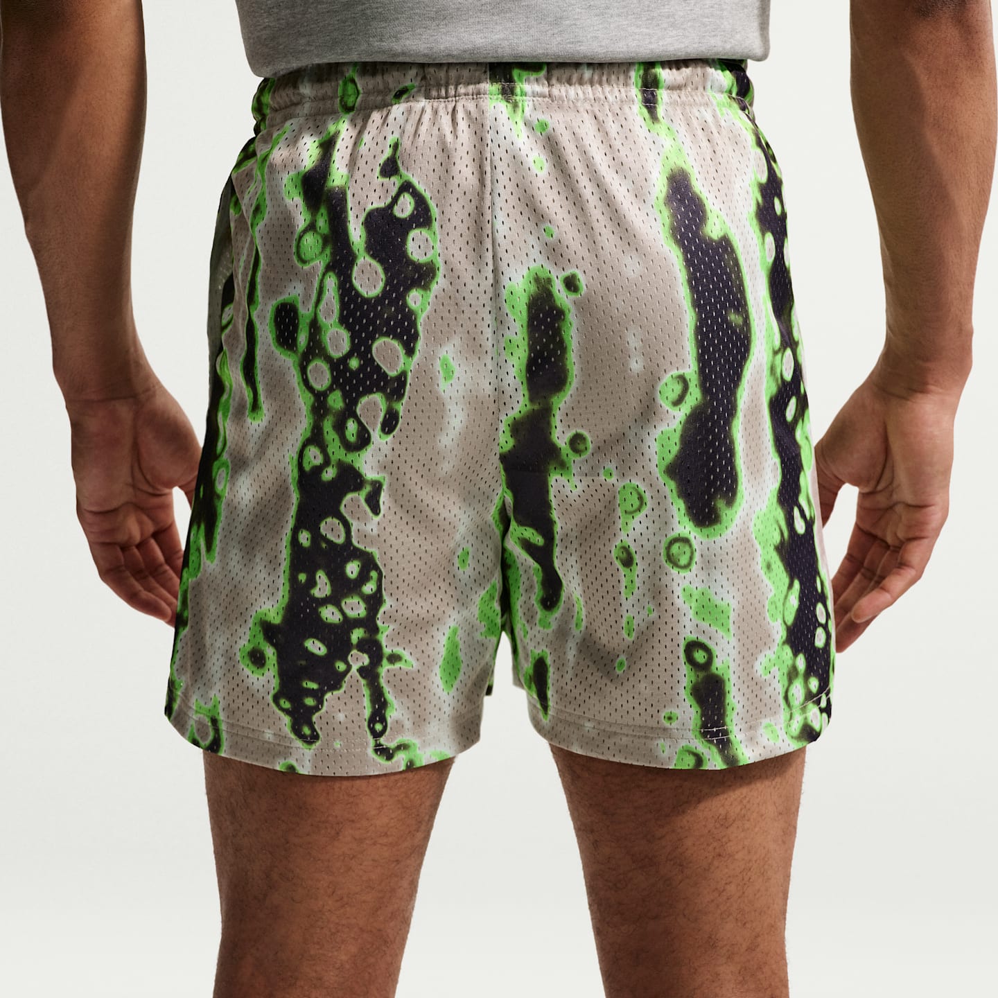 Мужские шорты Nike Standard Issue 5" Practice Mesh Basketball, цвет: Кремовый / Бледная слоновая кость — фото 3