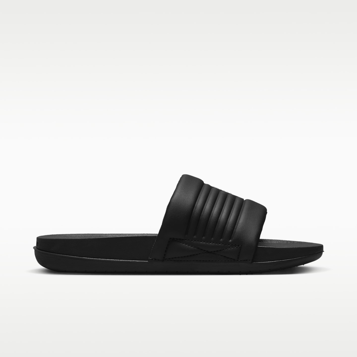 Женские сандалии Nike Offcourt Adjust, цвет: Чёрный / Белый — фото 4