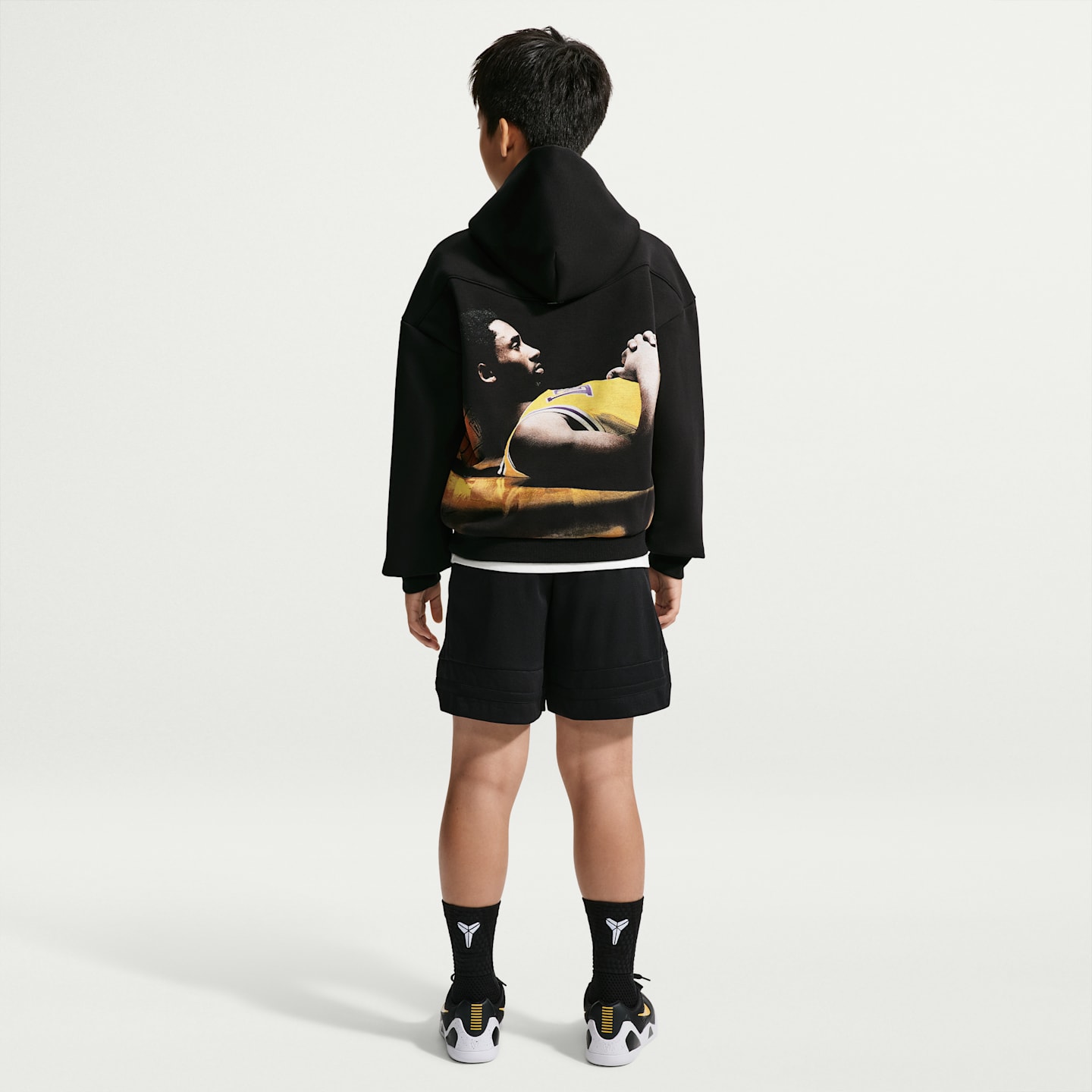 Детское худи Nike Kobe Therma-FIT Pullover, цвет: Чёрный — фото 5