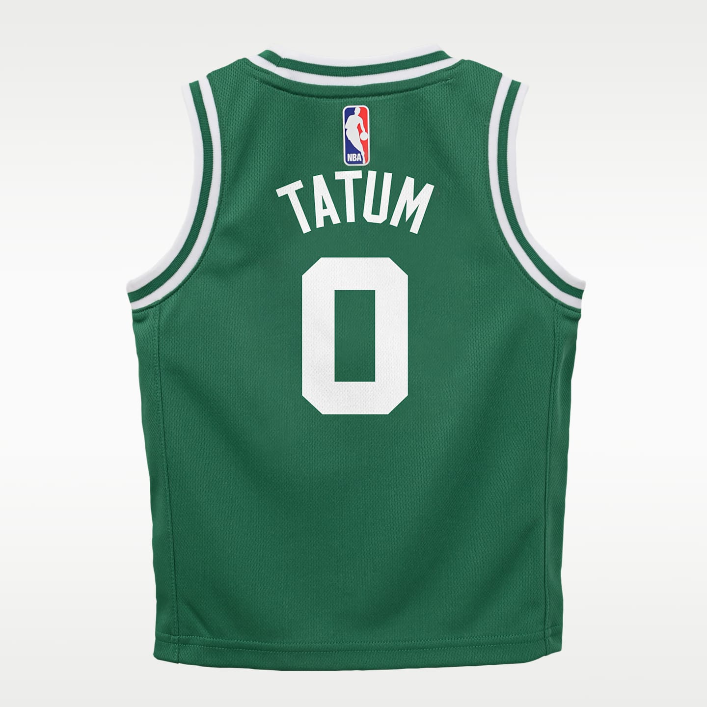 Детский топ Nike Jayson Tatum Boston Celtics Icon Edition NBA Swingman Jersey, цвет: Зелёный / Белый — фото 2