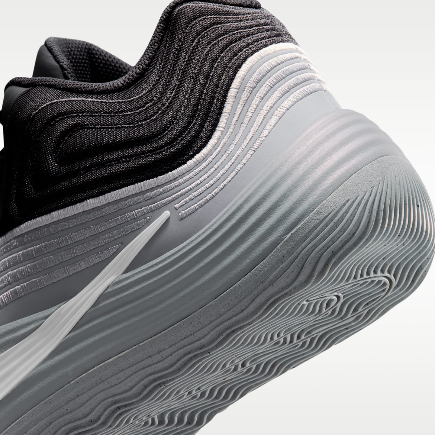 Мужские кроссовки Nike Precision 8 MID Basketball, цвет: Антрацитовый / Волчий серый — фото 8